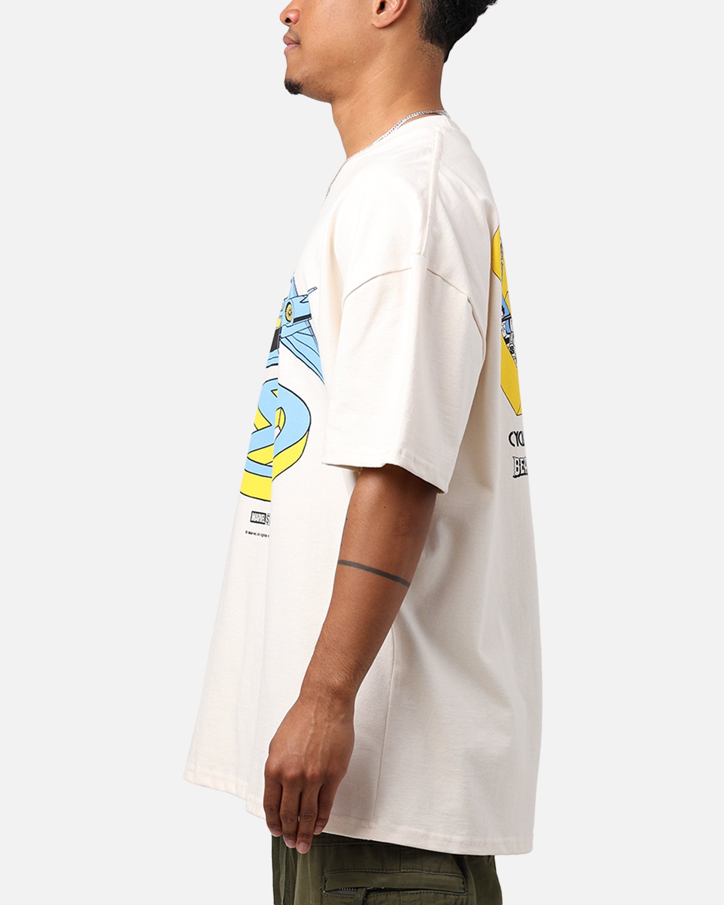 Marvel X-Men The Blackbird Heavyweight T-Shirt Off White