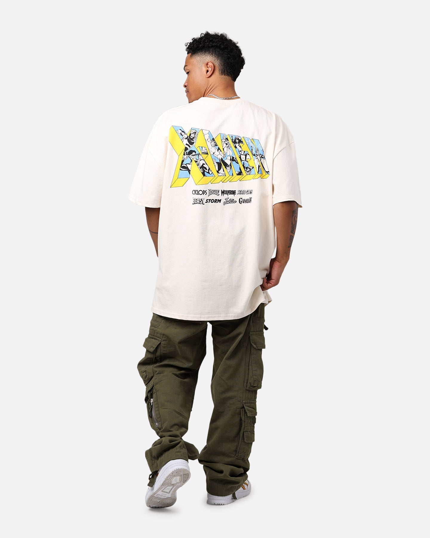 Marvel X-Men The Blackbird Heavyweight T-Shirt Off White