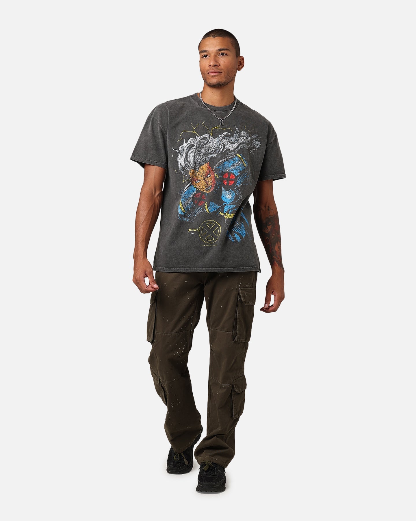 Marvel X-Men Storm Heavyweight T-Shirt Black Wash