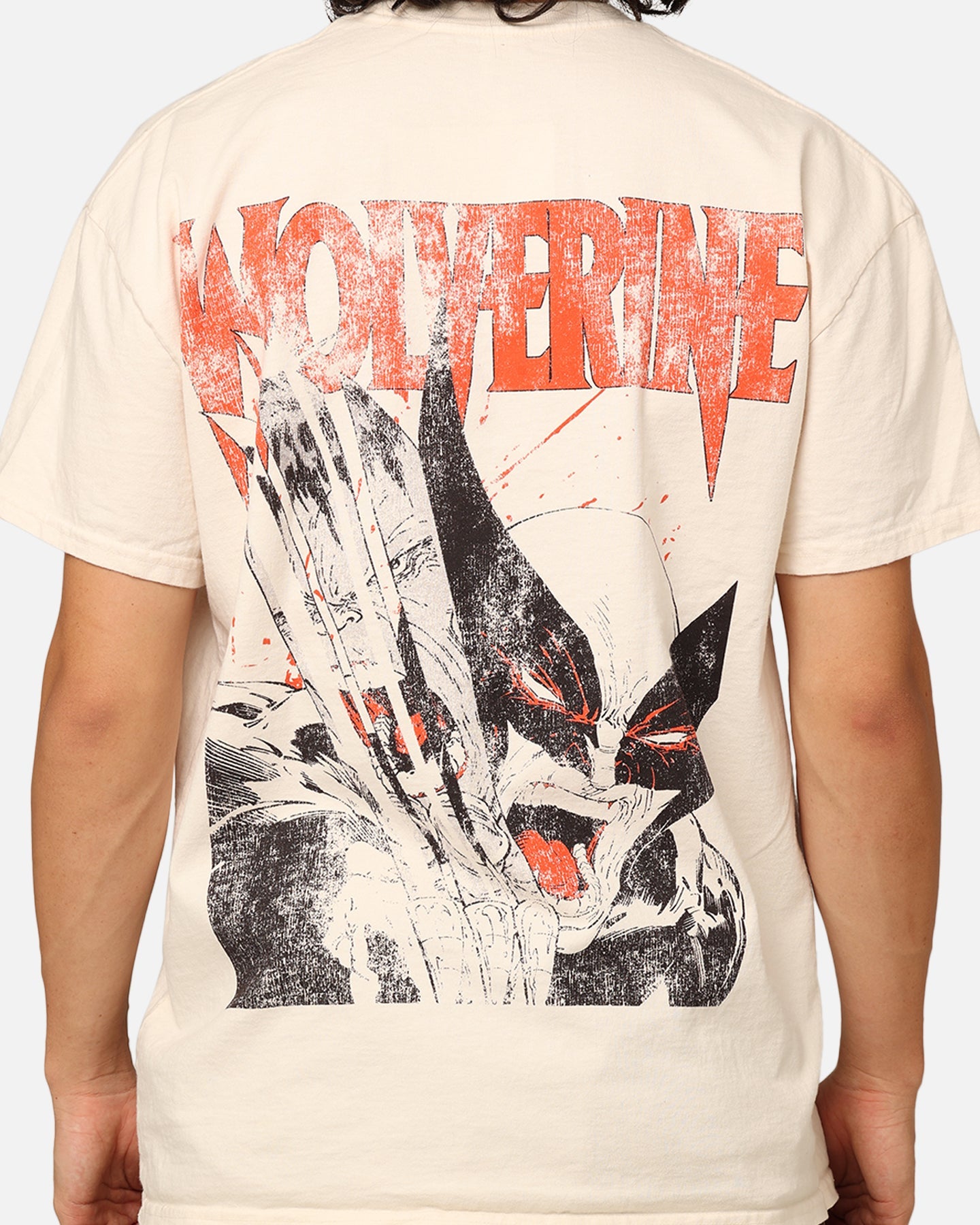 Marvel X-Men Wolverine Heavyweight T-Shirt Off White