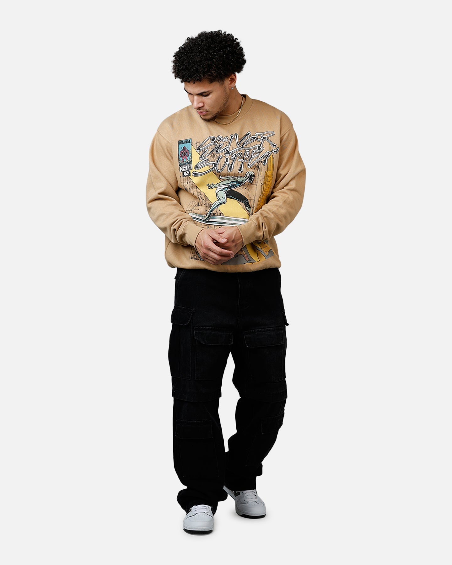 Marvel Silver Surfer Crewneck Sand