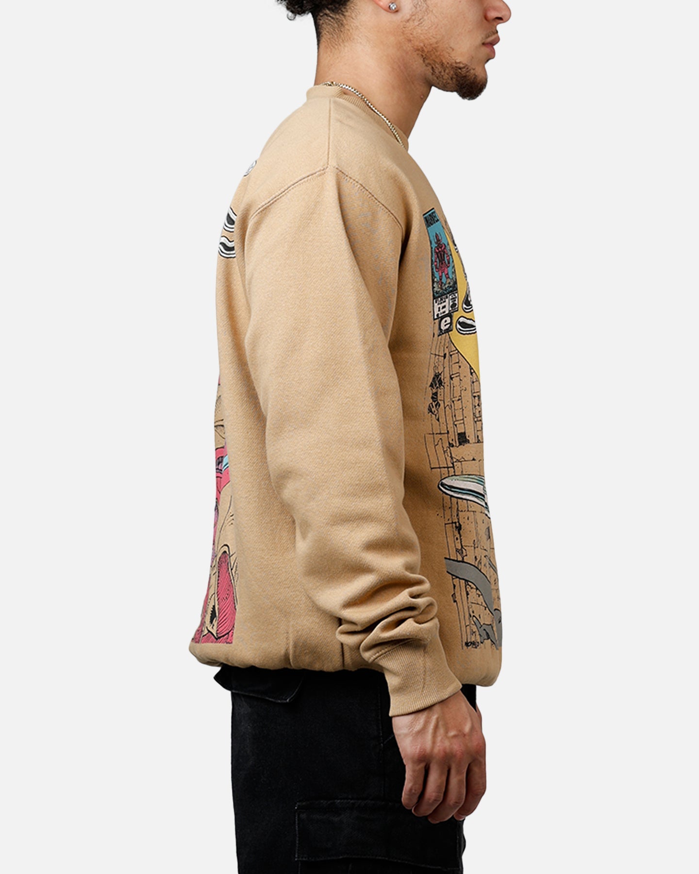 Marvel Silver Surfer Crewneck Sand