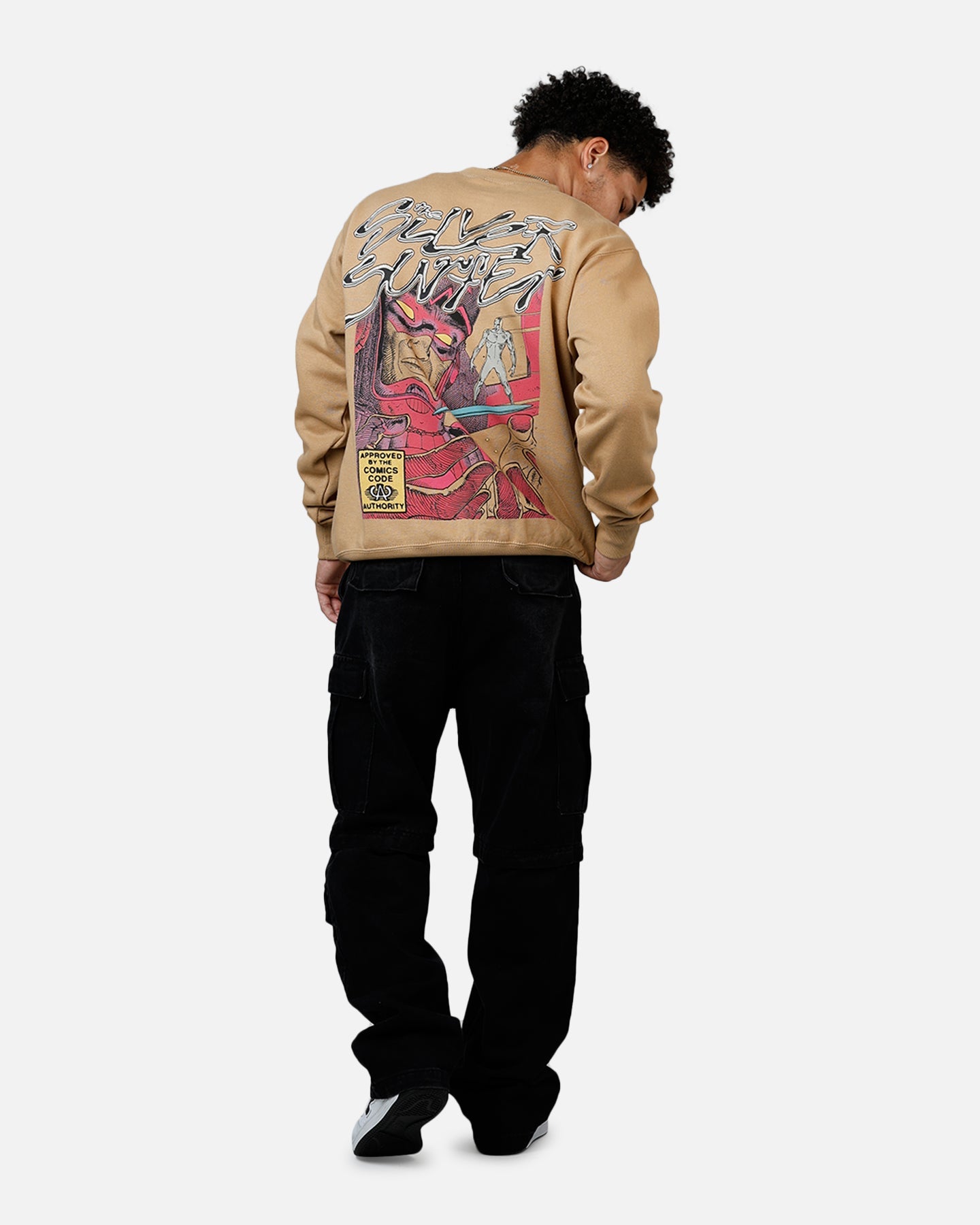 Marvel Silver Surfer Crewneck Sand