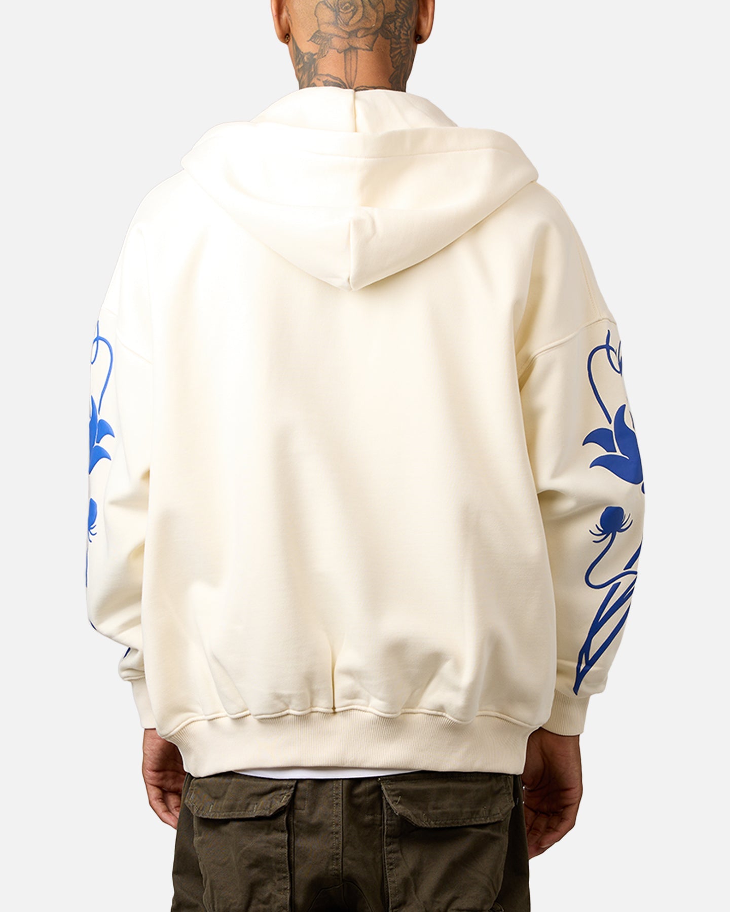 Carre Nouveau Full Zip Hoodie Off White