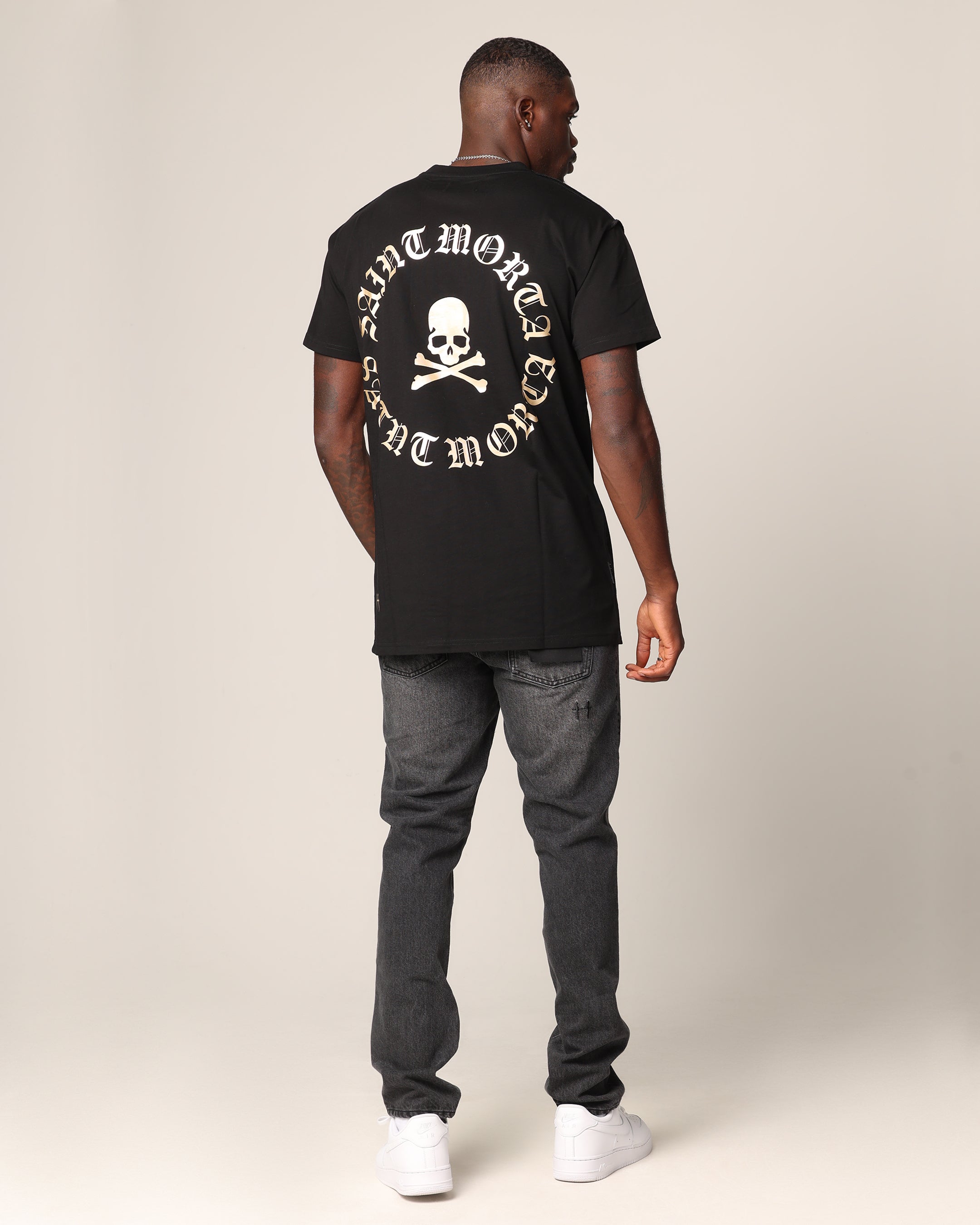 Saint Morta Ceremonies Lafayette T-Shirt Black/Gold