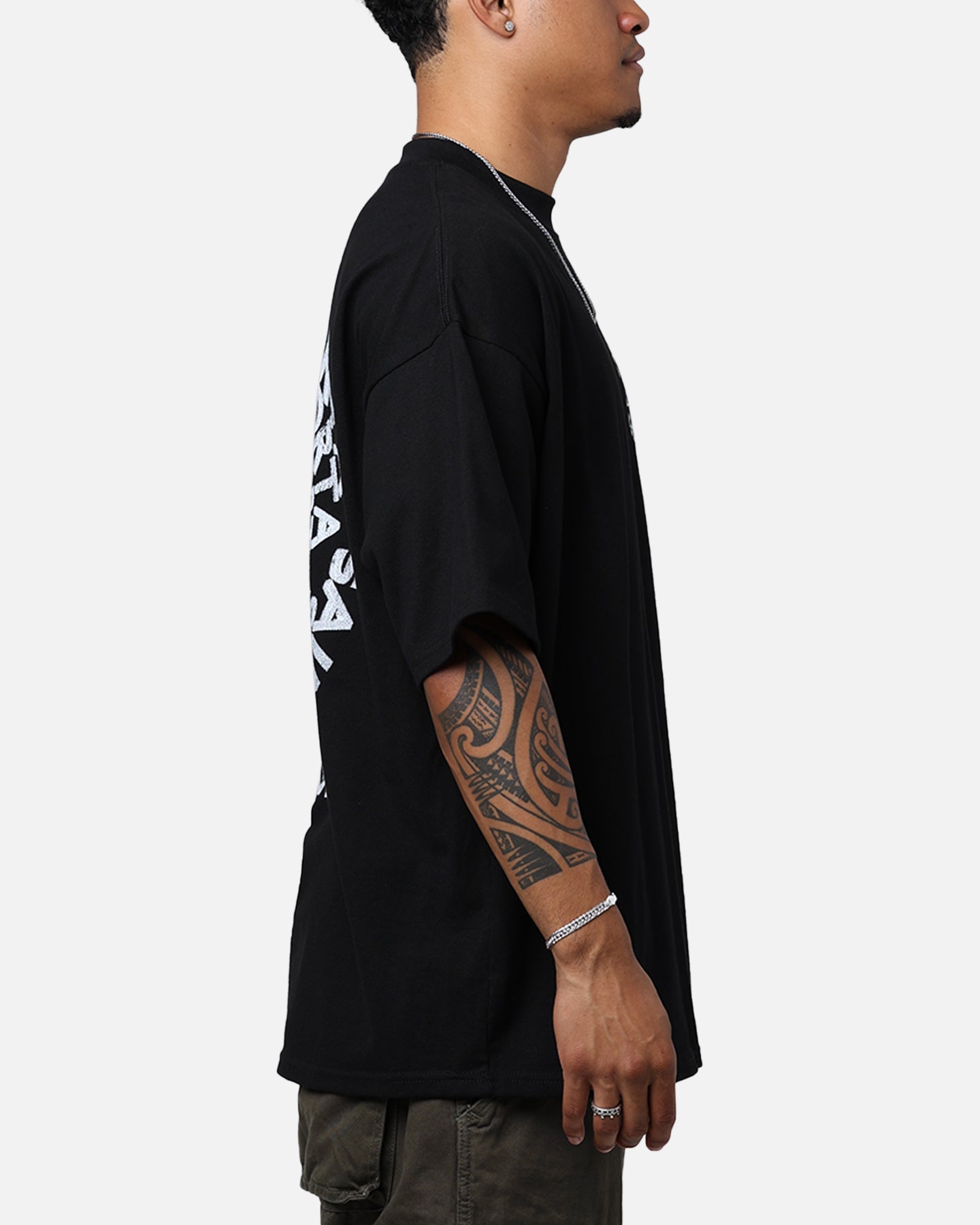 Saint Morta Vortex Mock T-Shirt Black