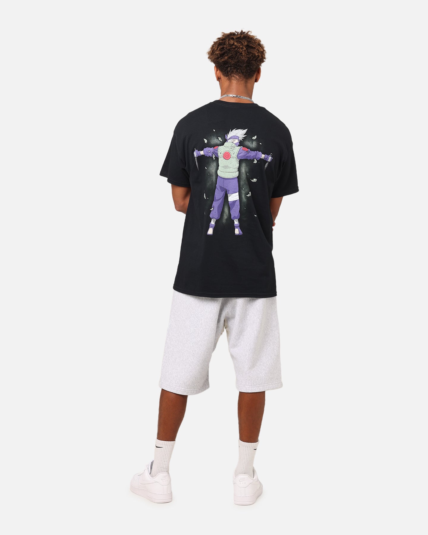 Goat Crew X Naruto Kakashi Vintage T-Shirt Black