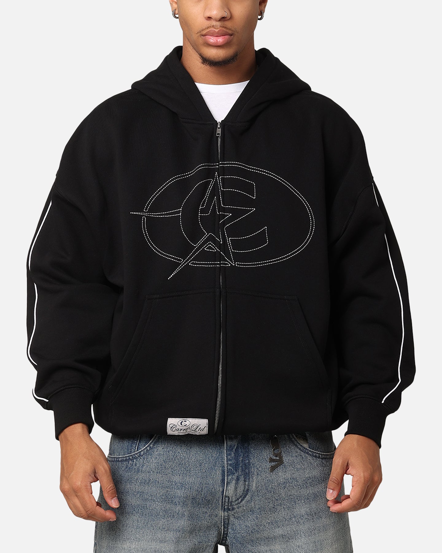 Carre C-Superstar Pipe Zip Hoodie Black