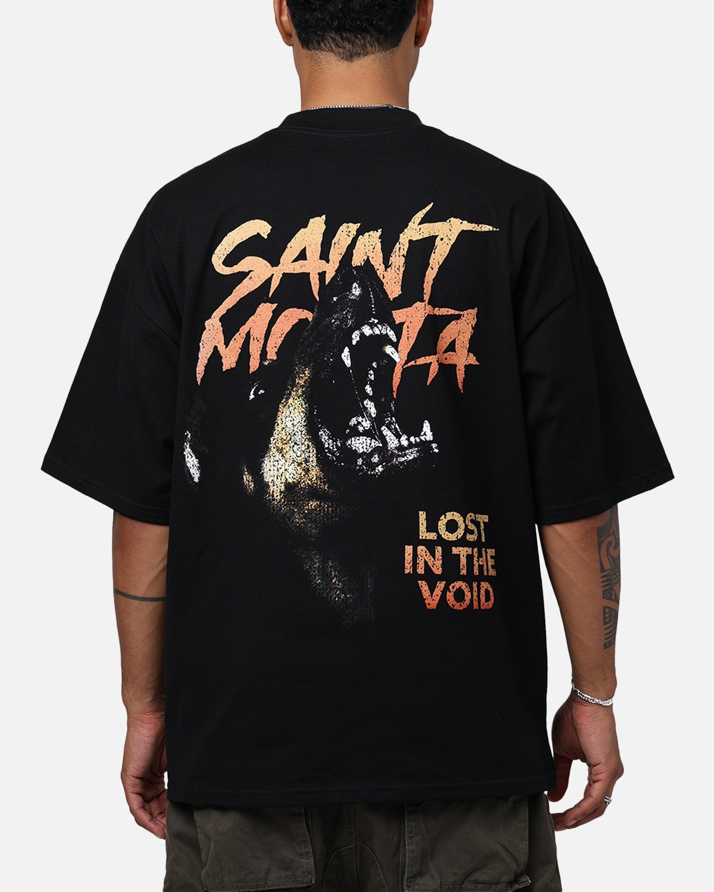 Saint Morta Deranged Mock T-Shirt Black