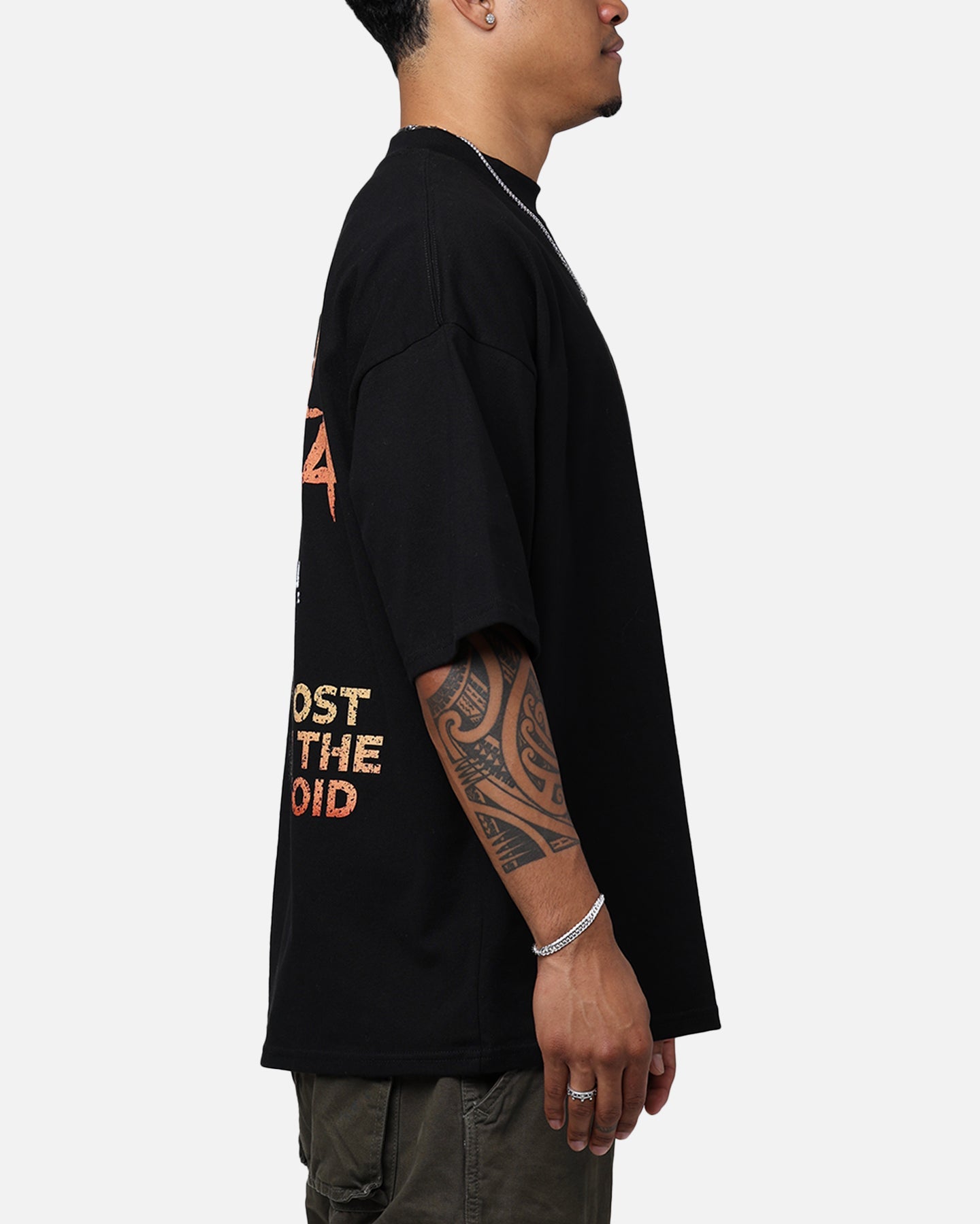 Saint Morta Deranged Mock T-Shirt Black