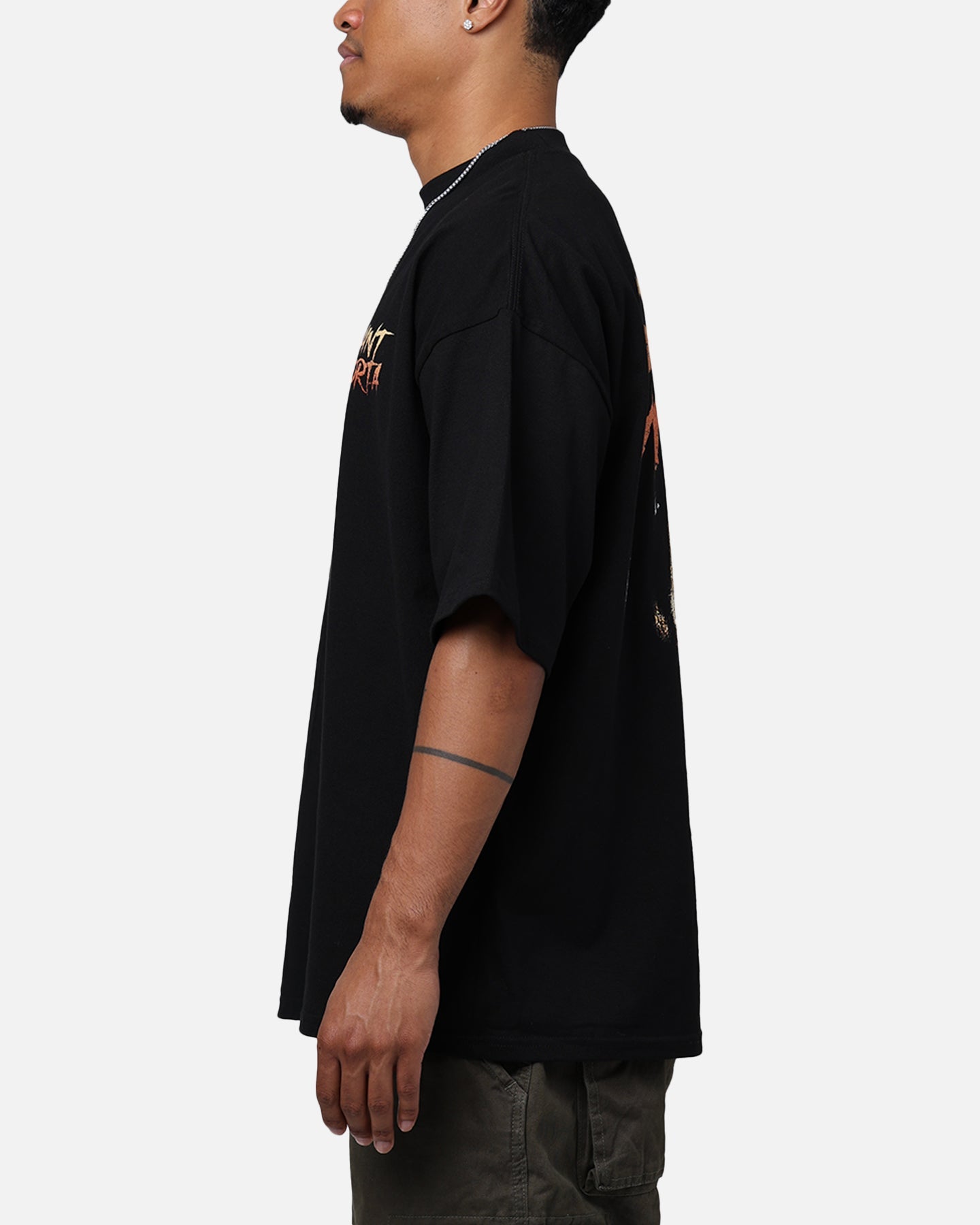 Saint Morta Deranged Mock T-Shirt Black