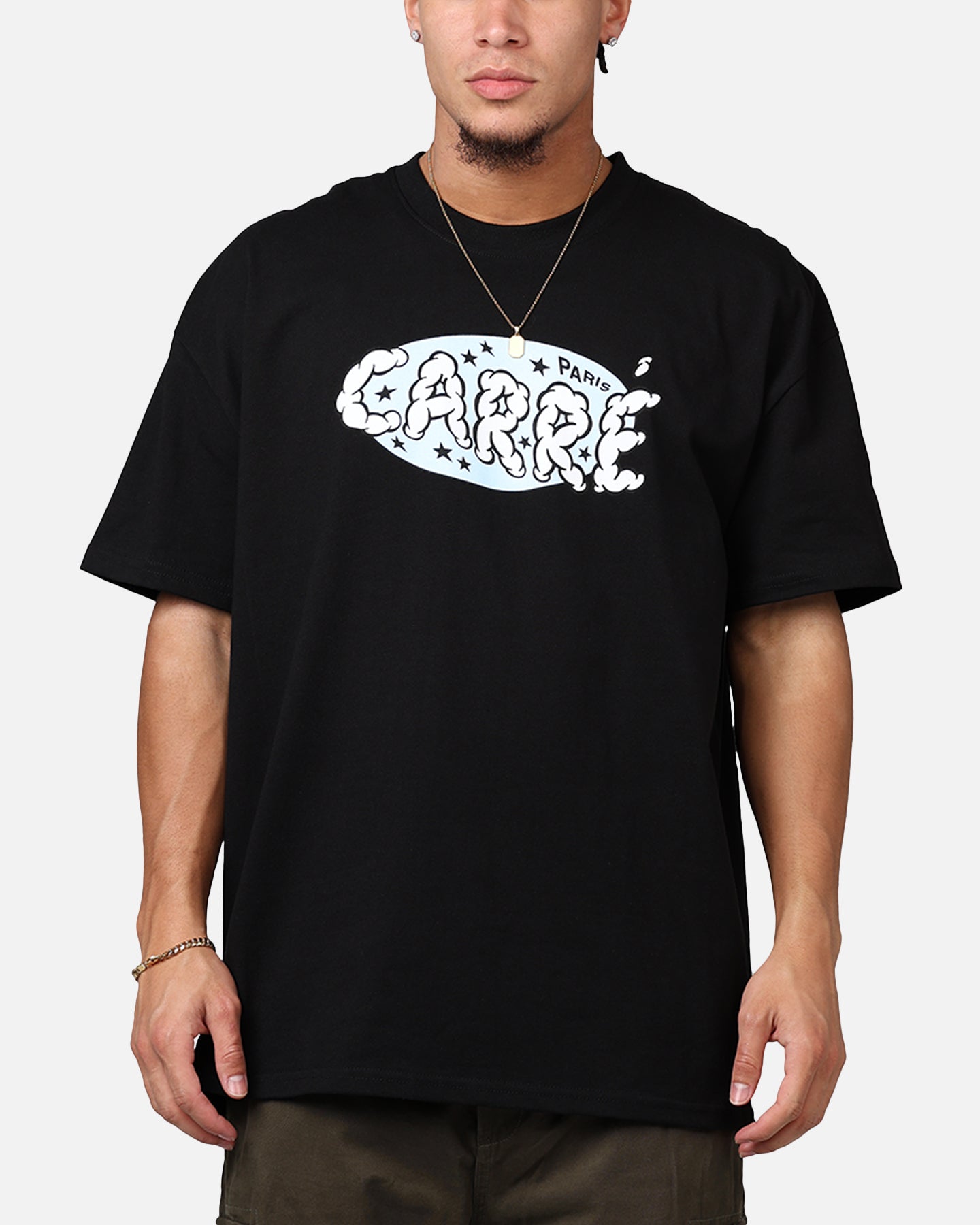 Carre Clouds T-Shirt Black