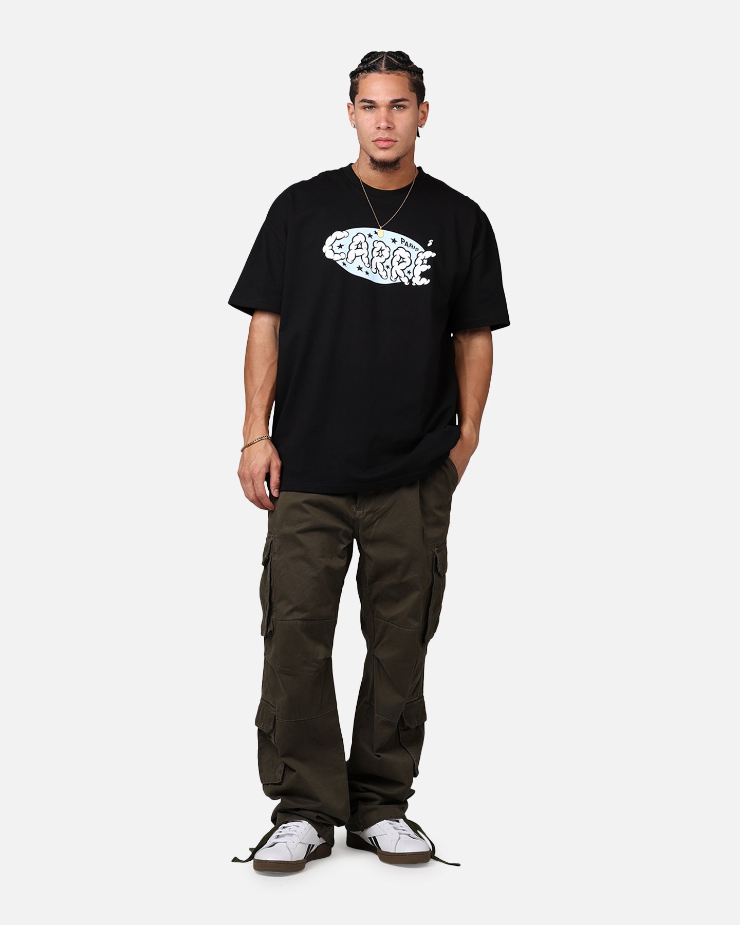 Carre Clouds T-Shirt Black