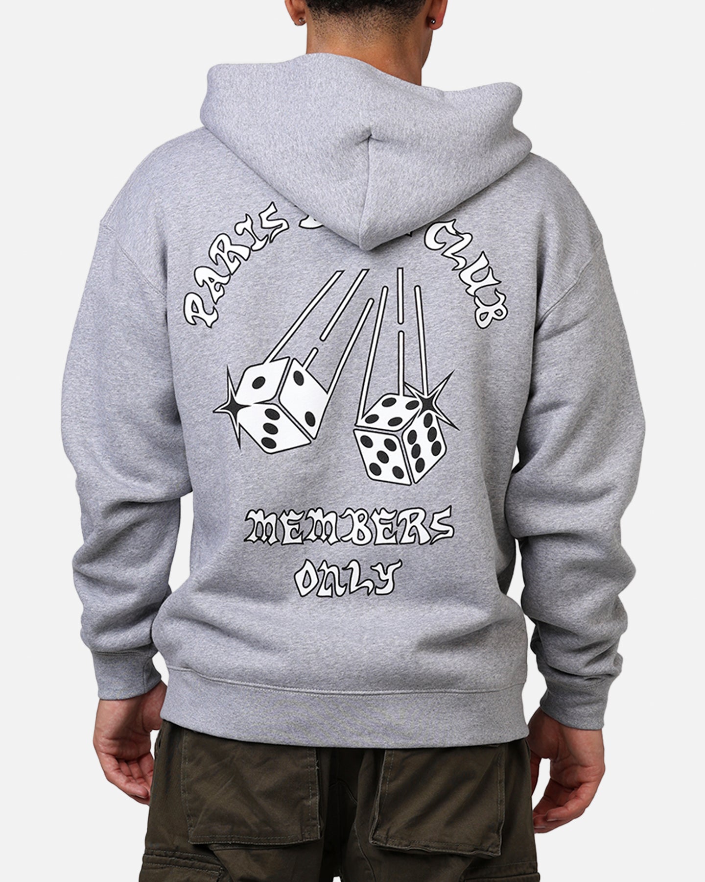 Carre Members Only Zip Hoodie Grey Marle