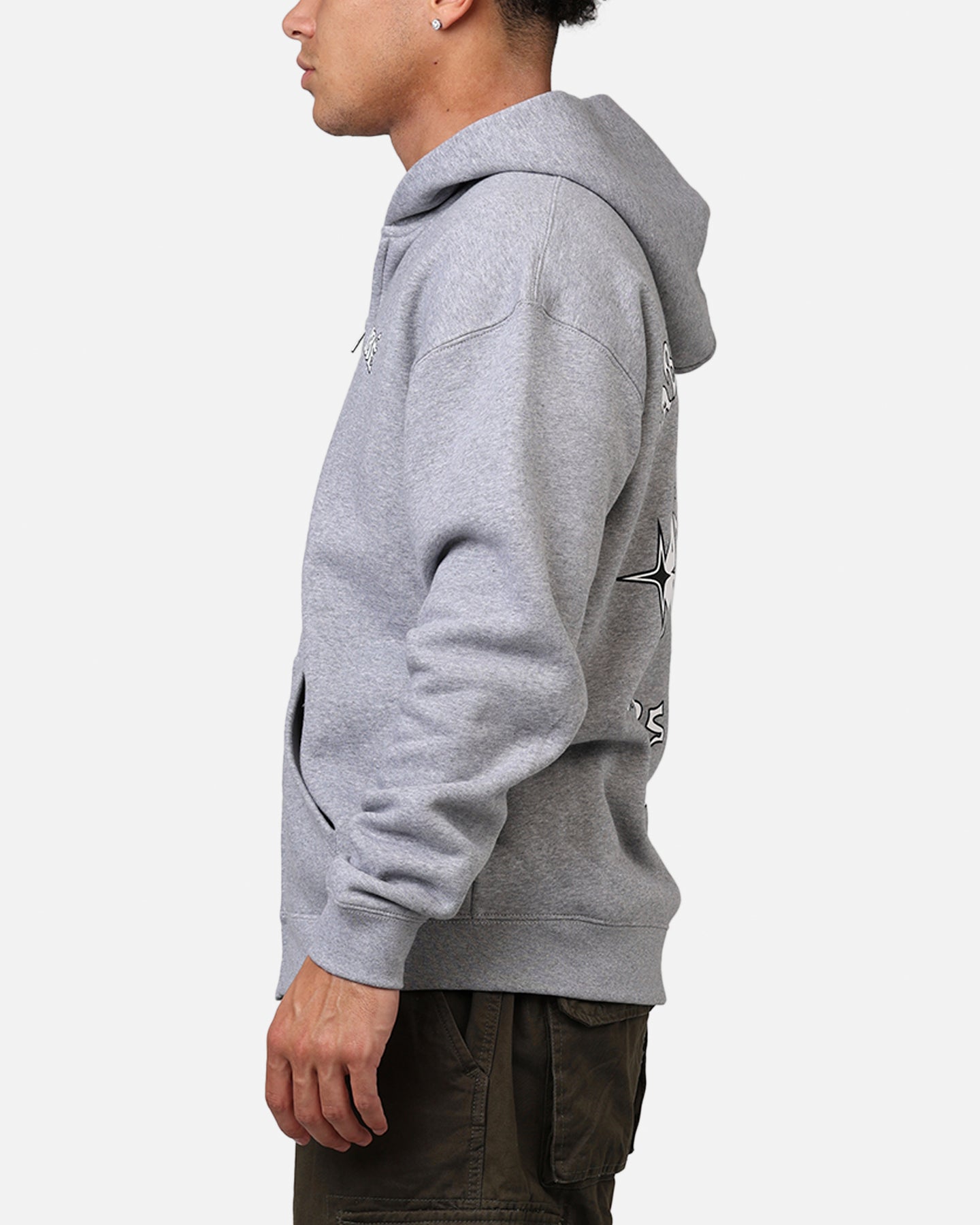 Carre Members Only Zip Hoodie Grey Marle