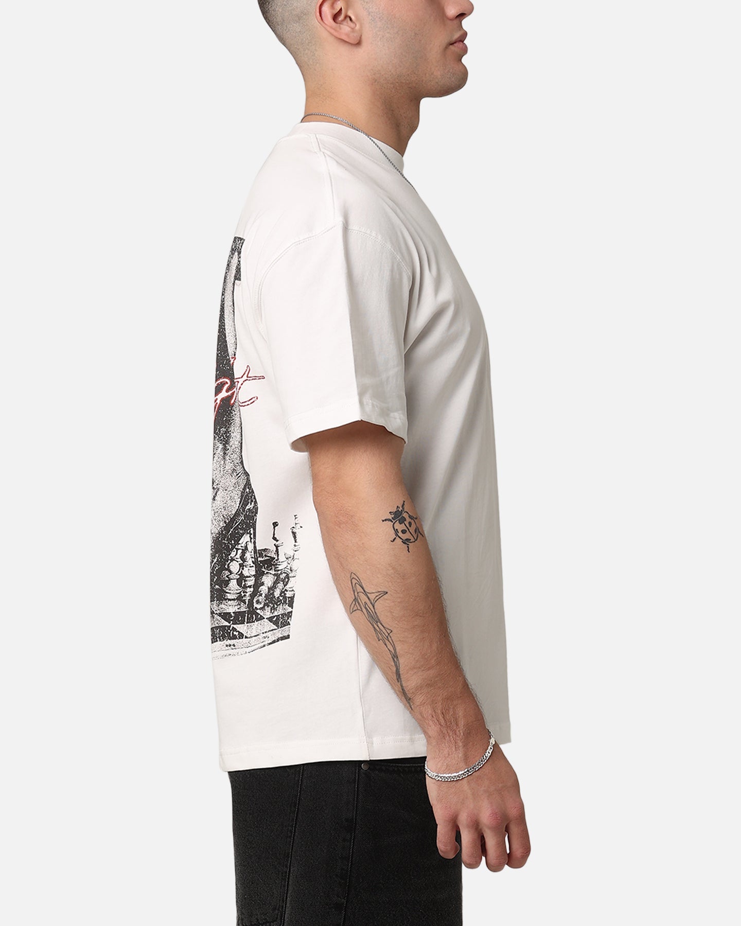 Saint Morta Chess Night T-Shirt Off White