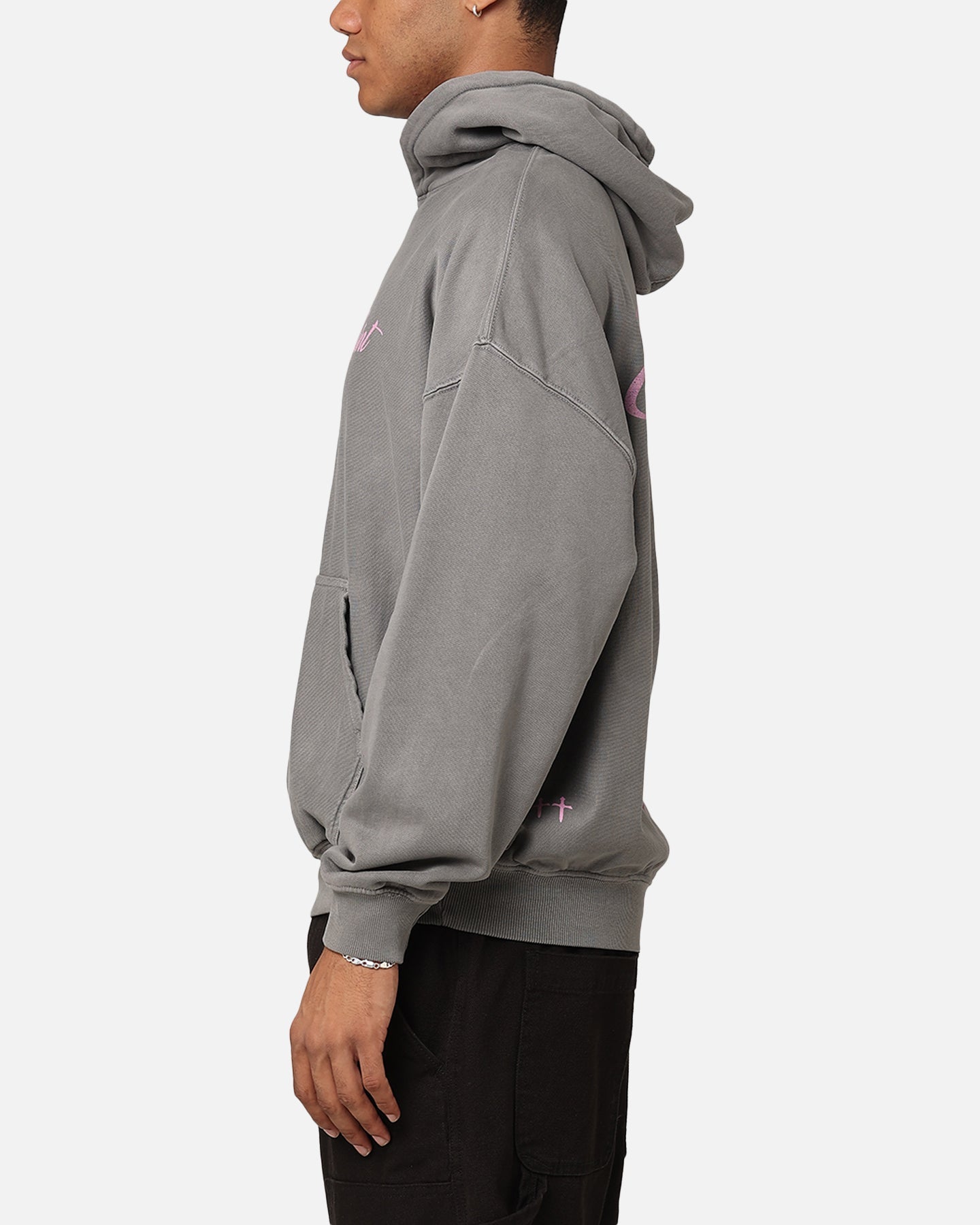 Saint Morta Guardian Premiun Hoodie Washed Charcoal