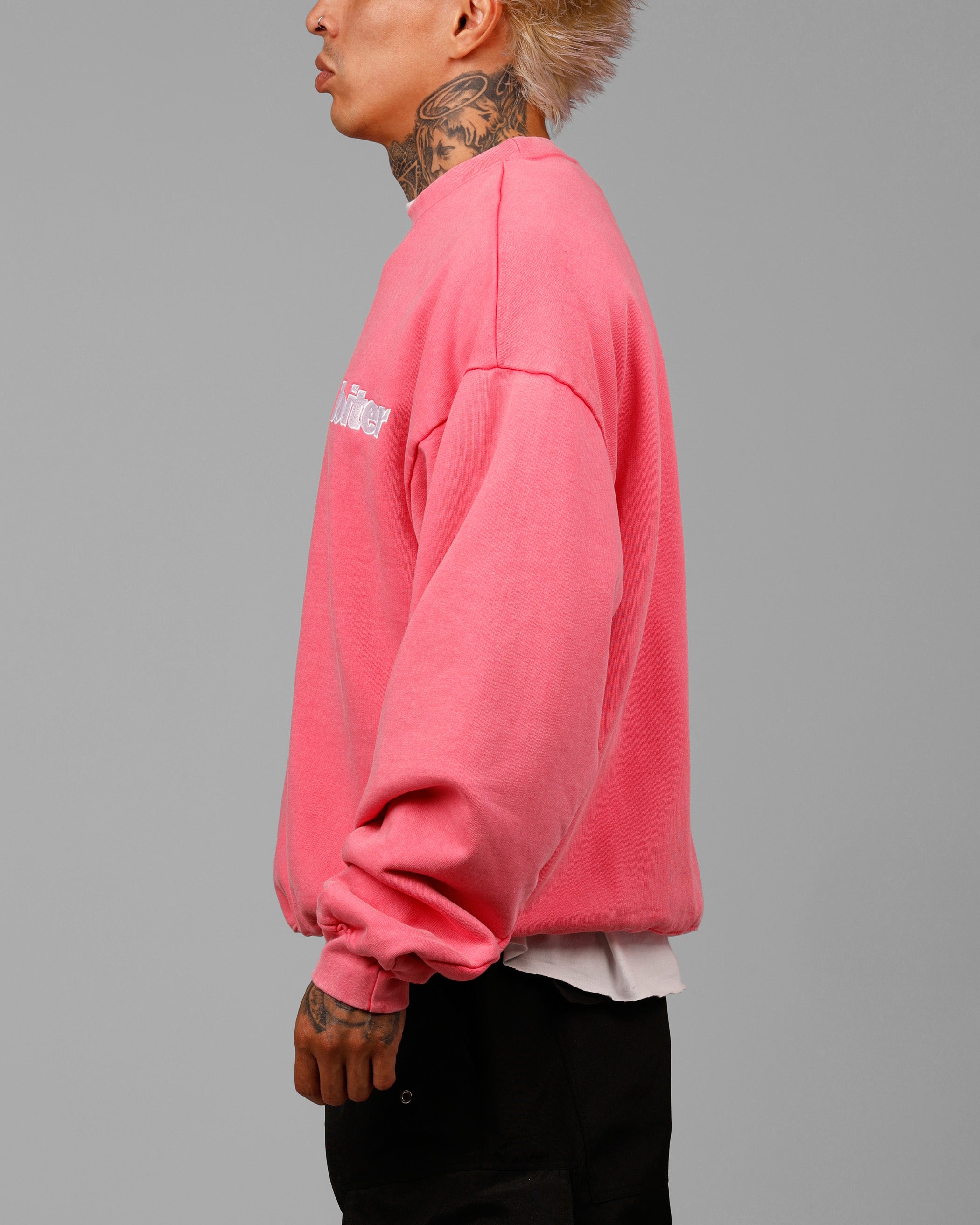 Loiter Freeway Crewneck Pink