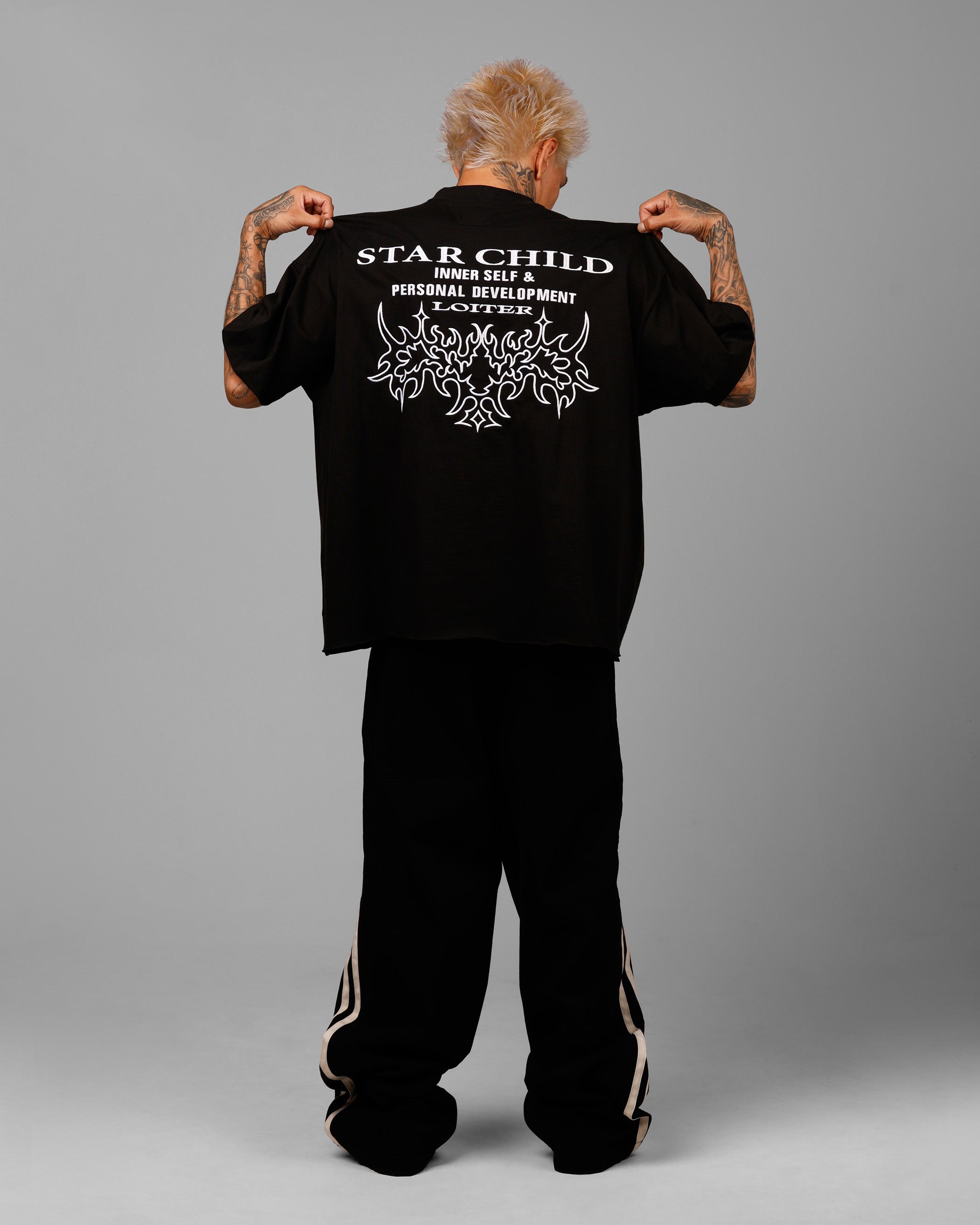 Loiter Star Child Pocket T-Shirt Black