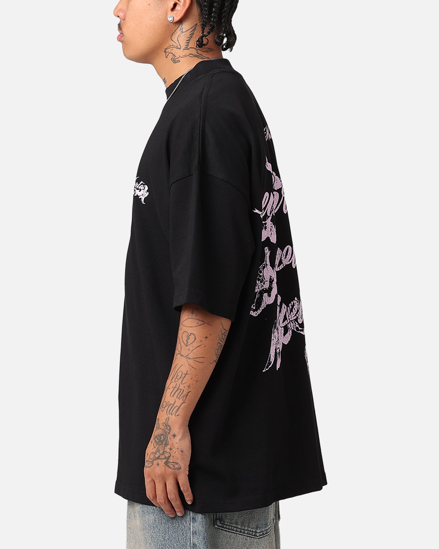 Saint Morta Divine Living T-Shirt Black