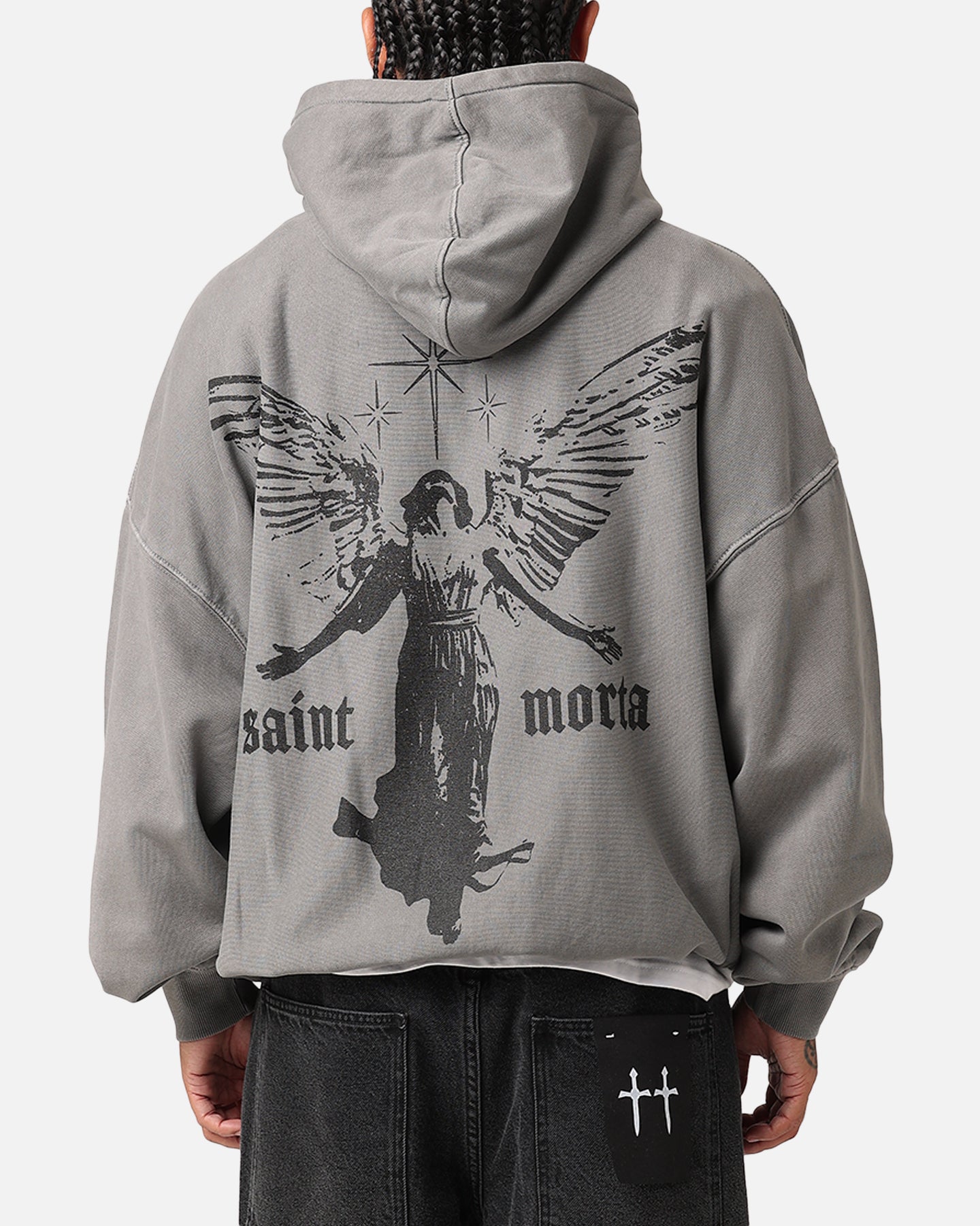 Saint Morta Ethereal Hoodie Washed Charcoal
