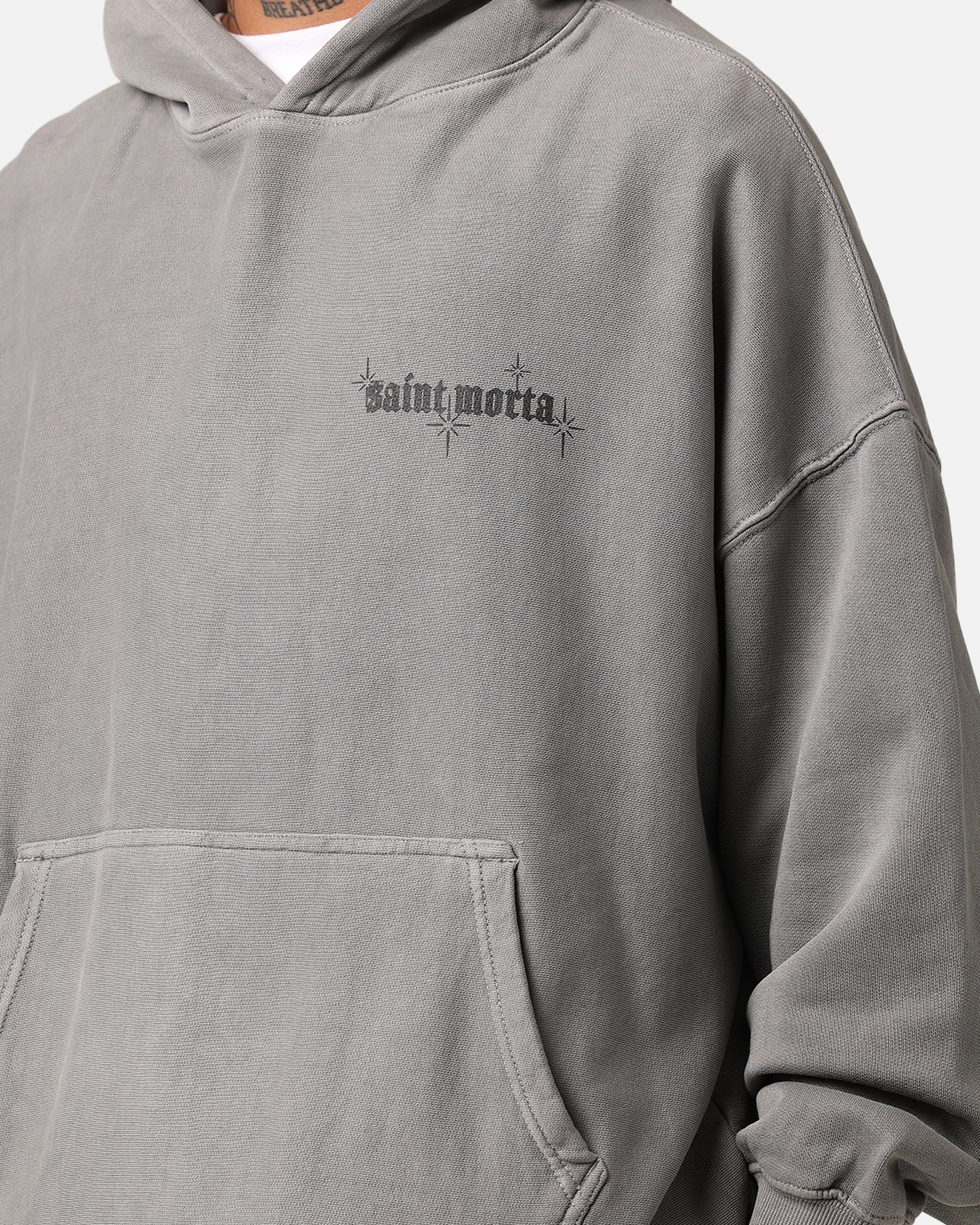 Saint Morta Ethereal Hoodie Washed Charcoal