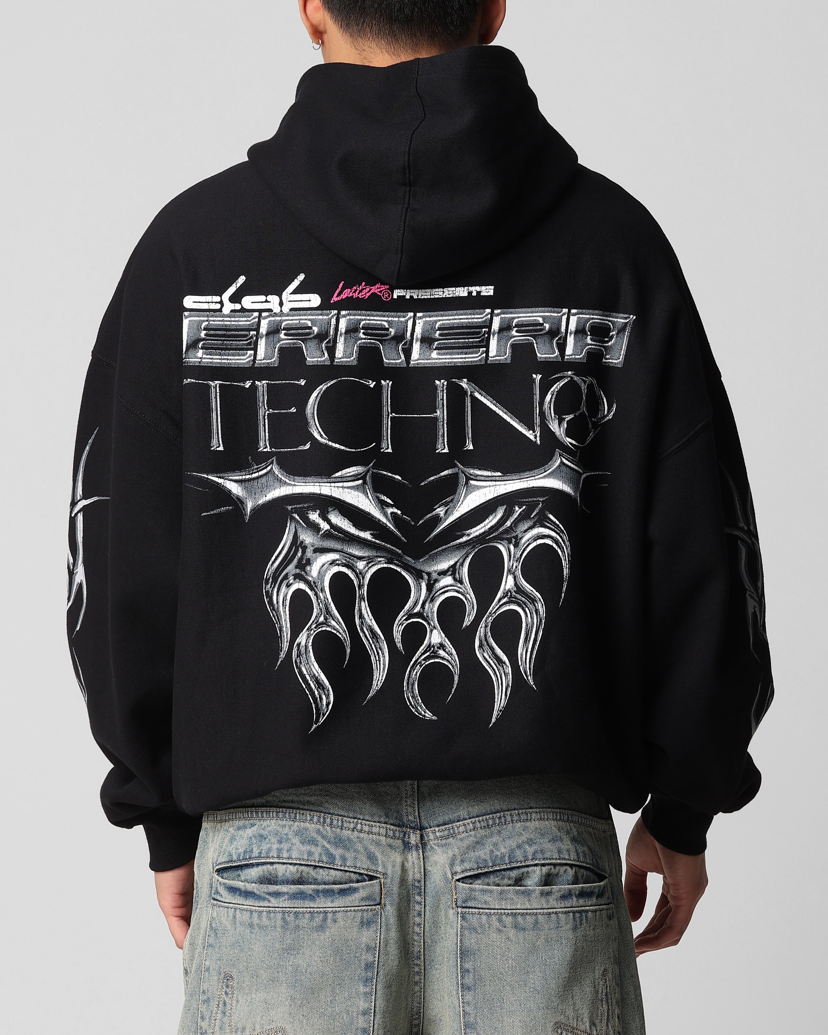 Loiter Techno Hoodie Black