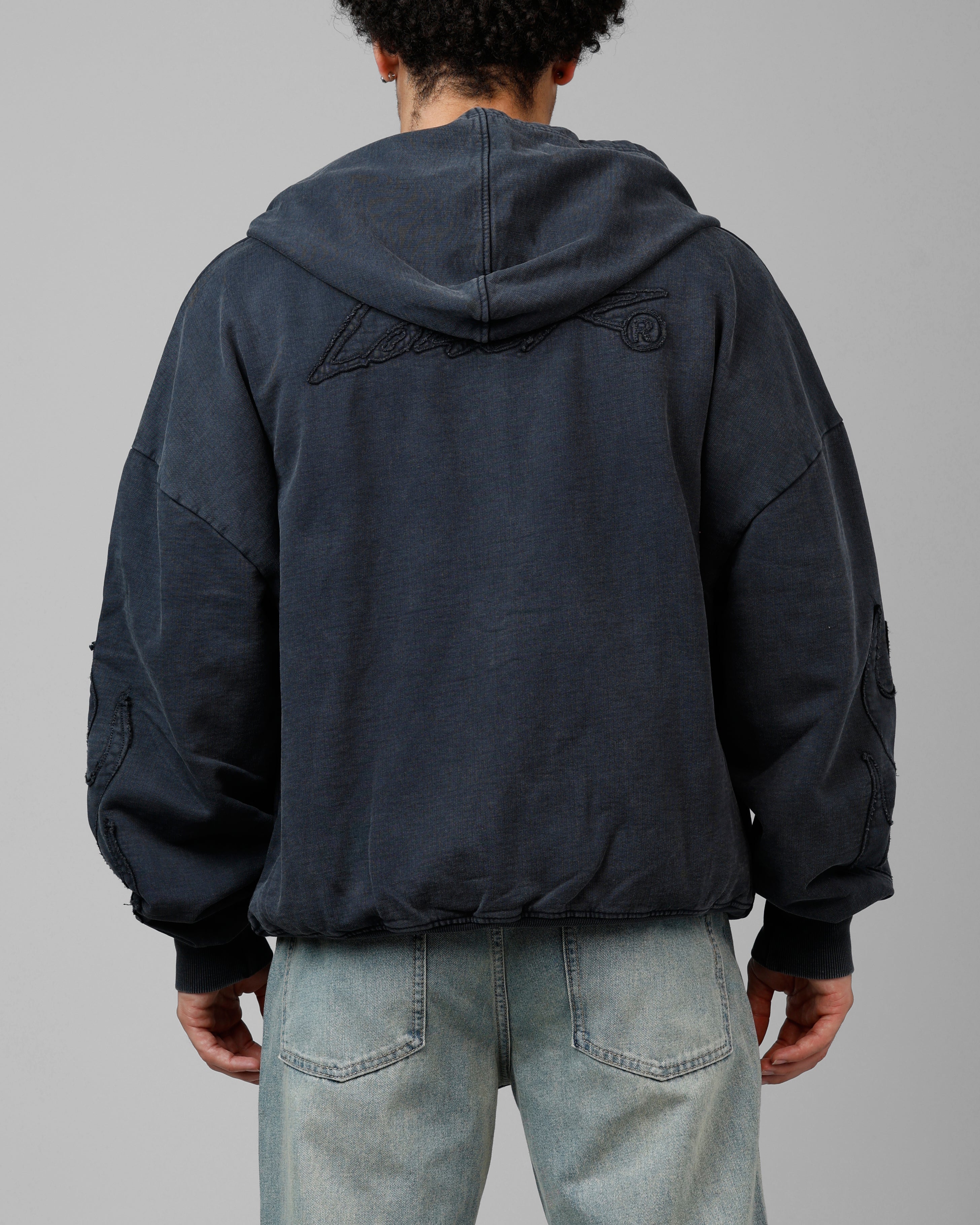 Loiter Inferno Hoodie Washed Black