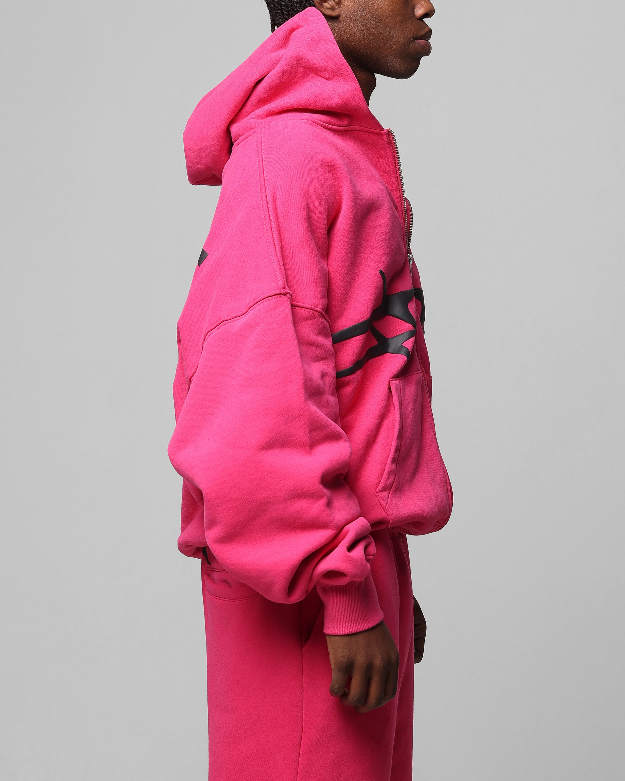 Loiter Celestial Full Zip Hoodie Pink