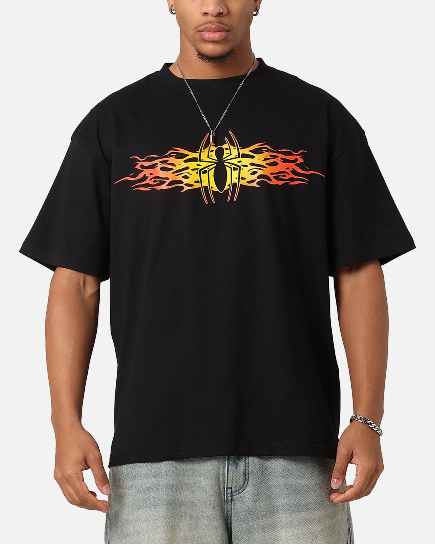 Goat Crew Marvel Spider-Man Y2K Spidey T-Shirt Black