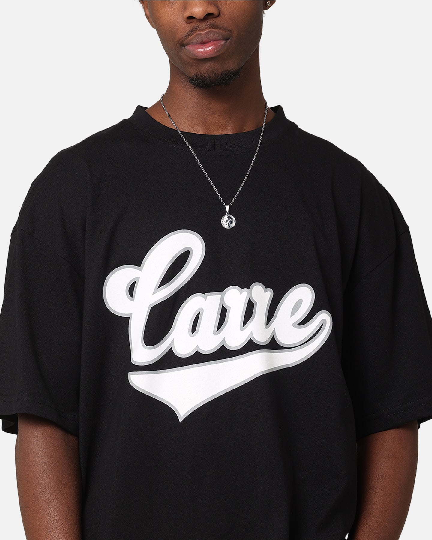 Carre Team Script T-Shirt Black