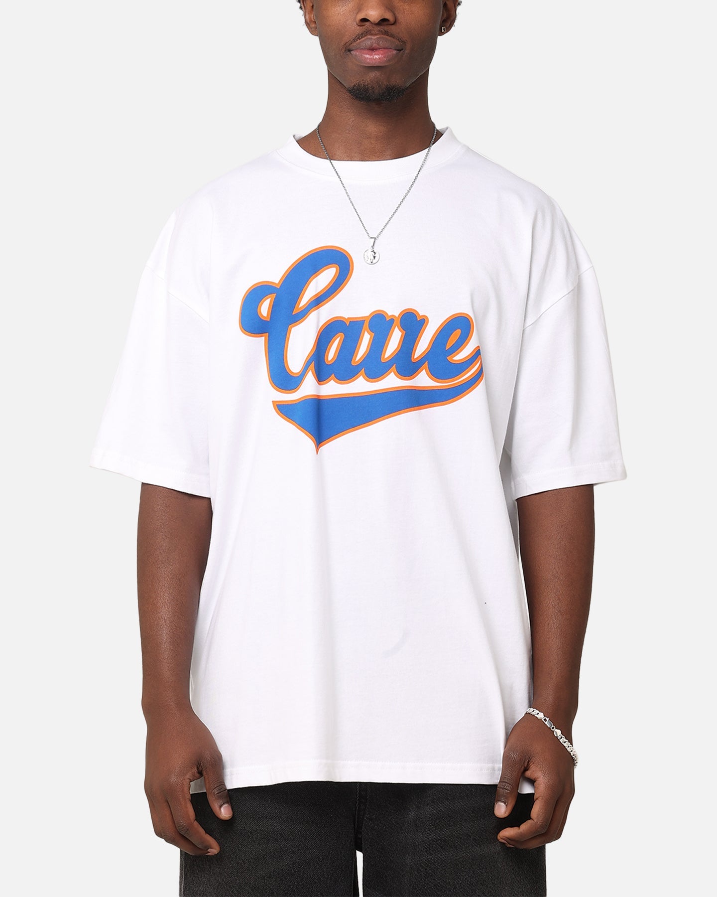 Carre Team Script T-Shirt White