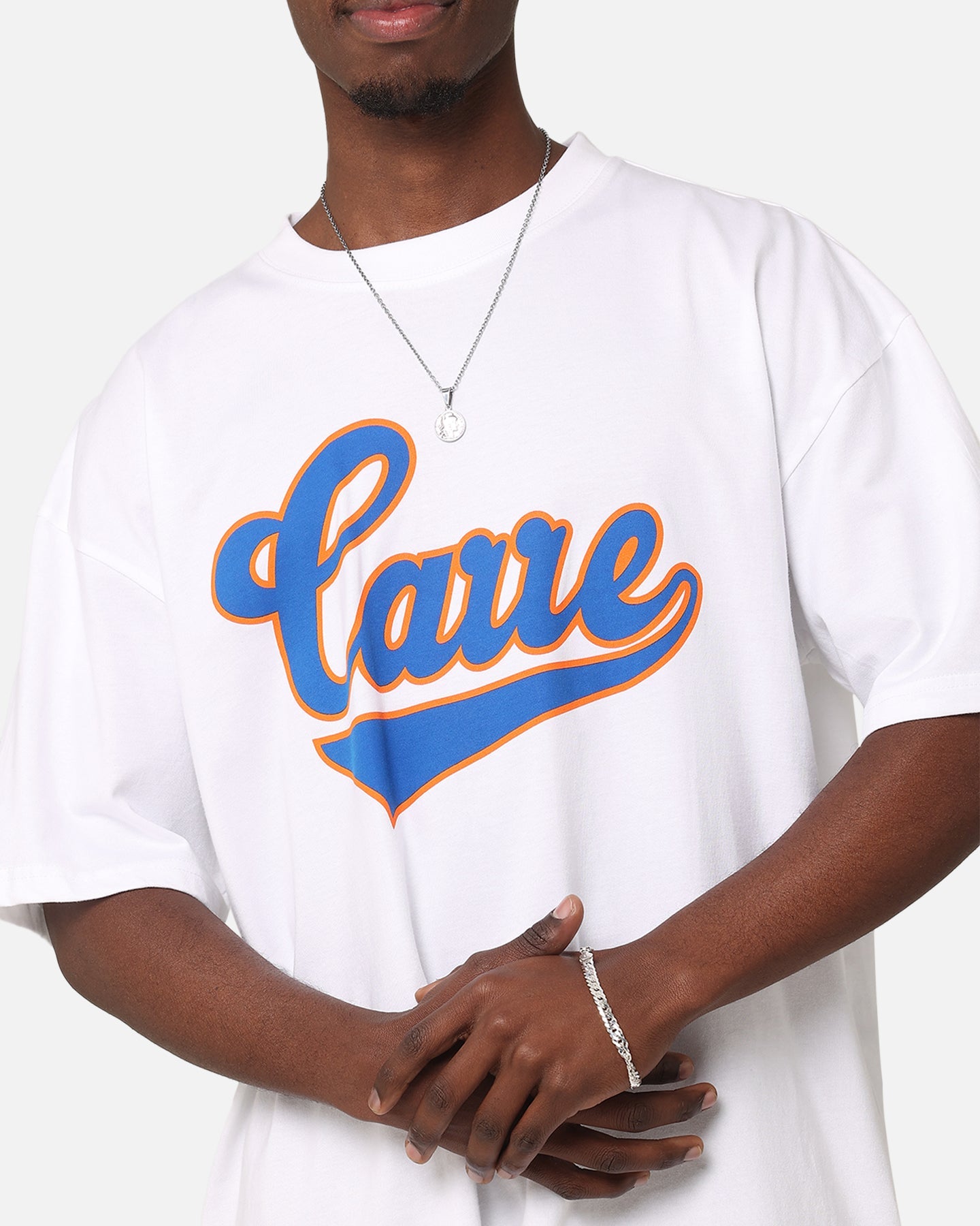 Carre Team Script T-Shirt White