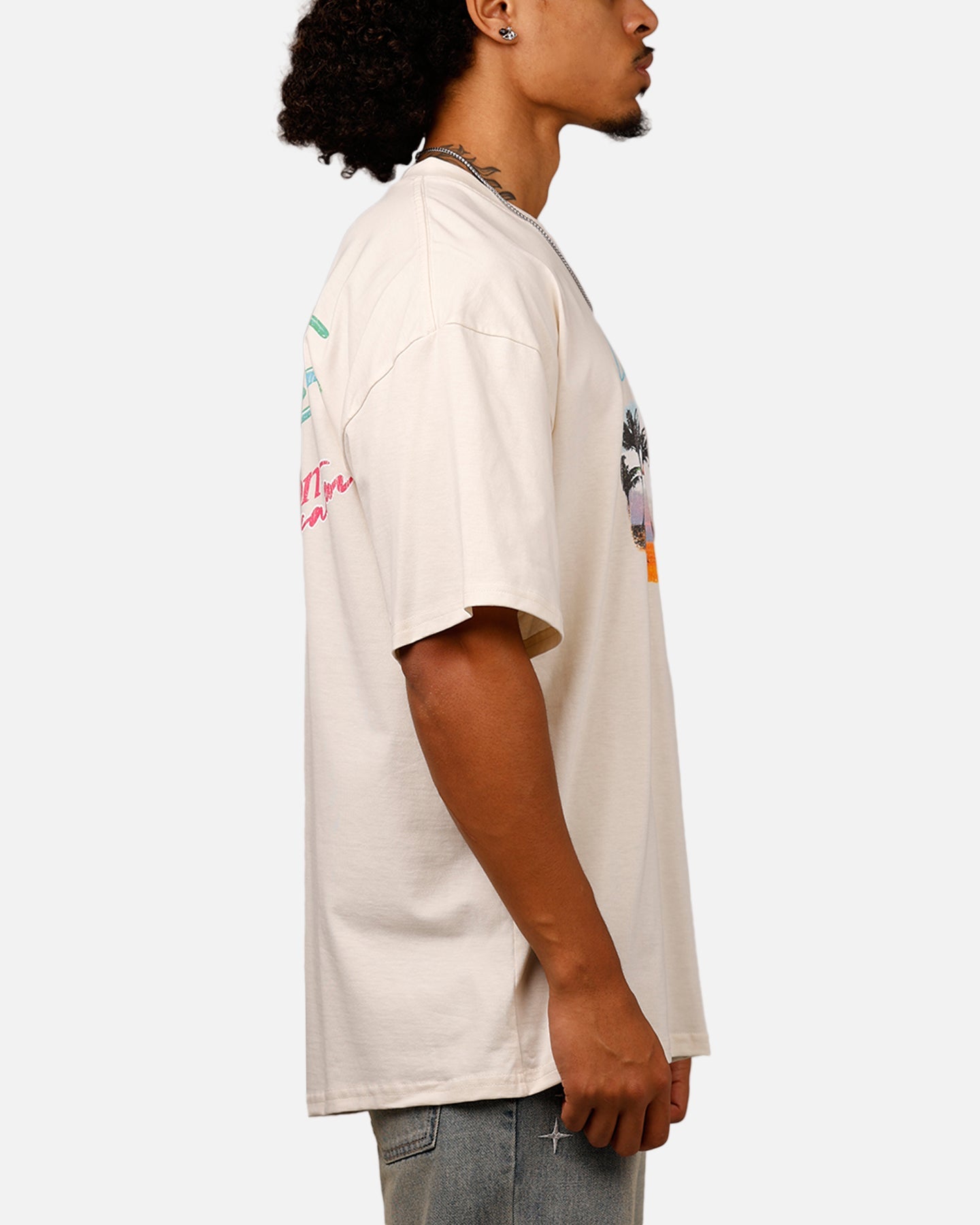 Loiter Isolation Vacation T-Shirt Off White