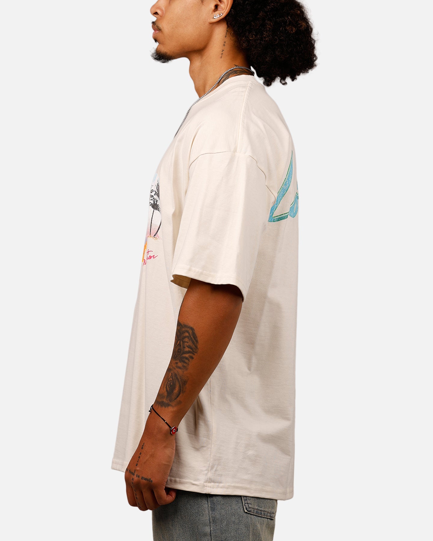 Loiter Isolation Vacation T-Shirt Off White