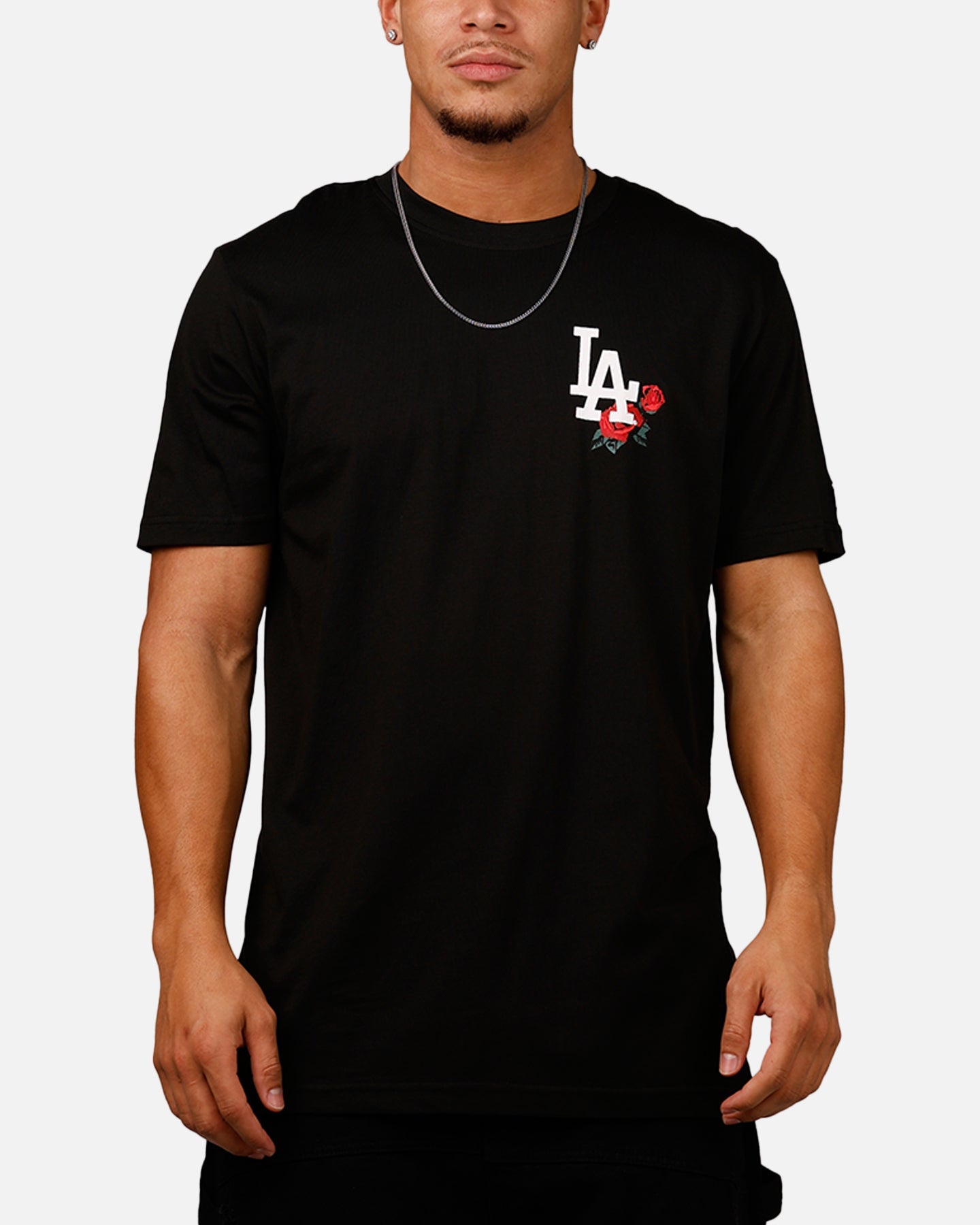 New Era Los Angeles Dodgers Rose T-Shirt Black/Red