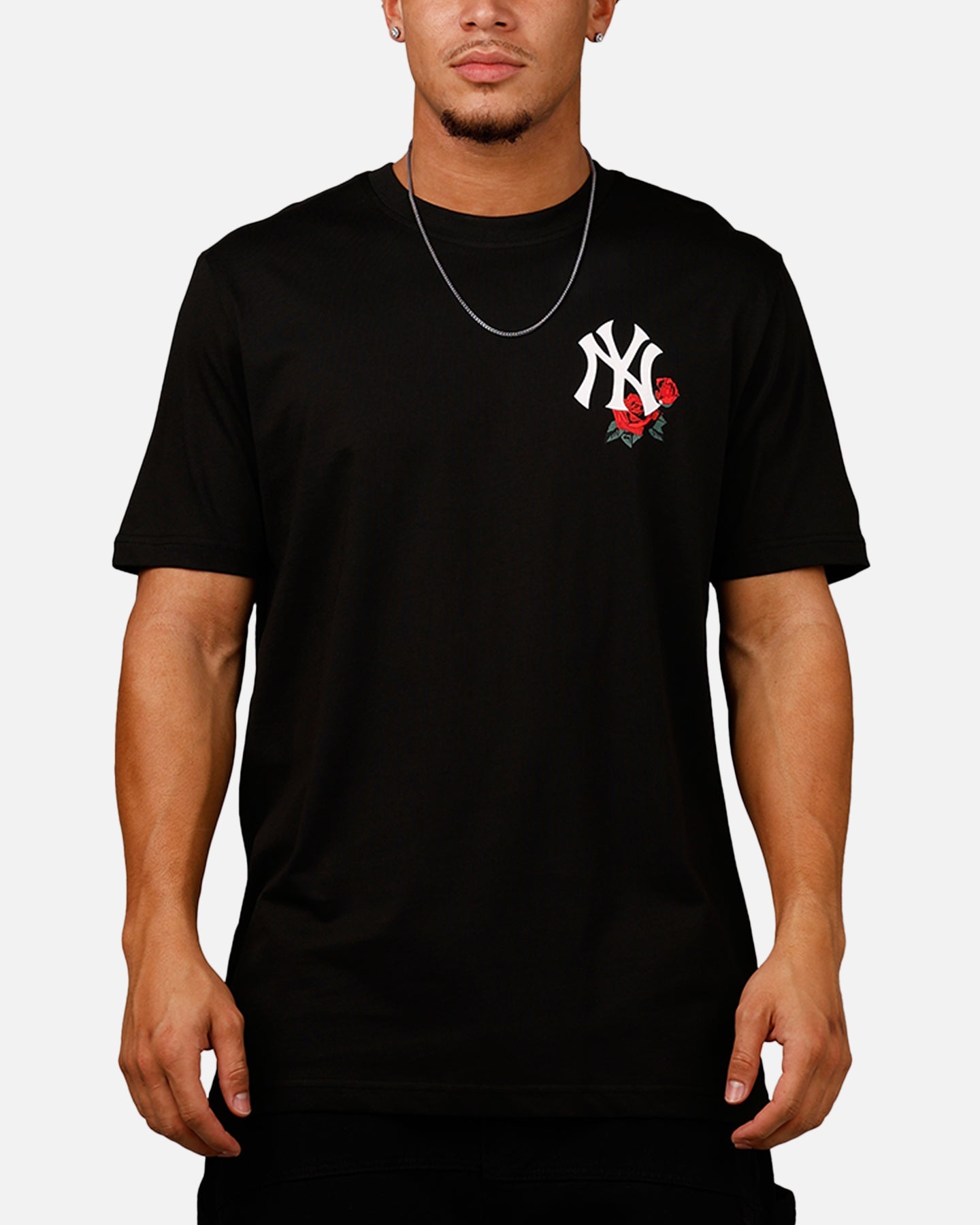 New Era New York Yankees Rose T-Shirt Black/Red