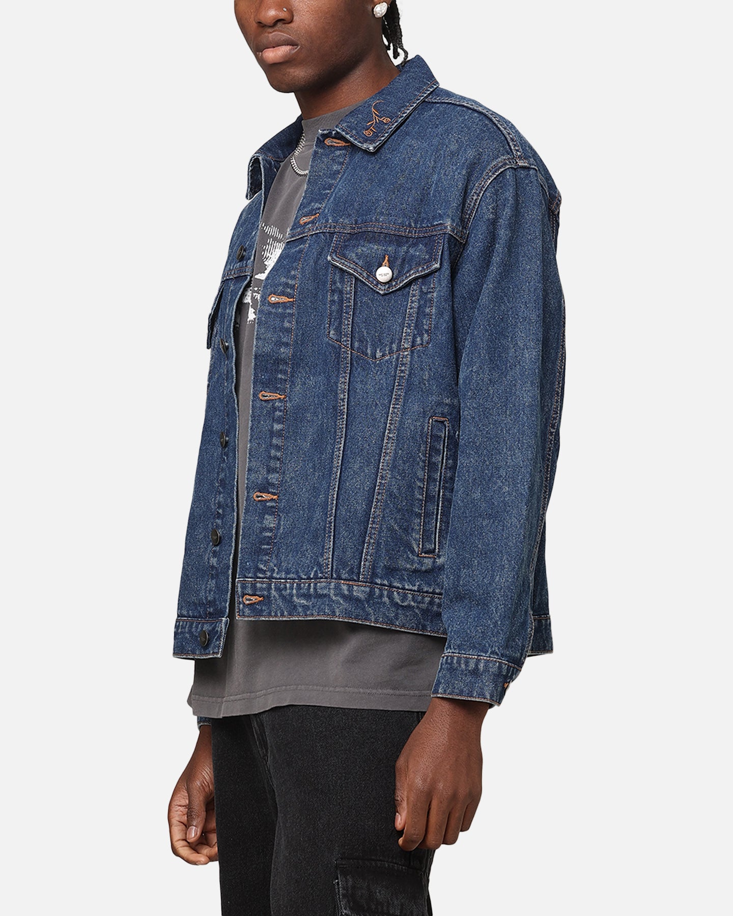 Saint Morta Rodeo Denim Jacket Dark Indigo