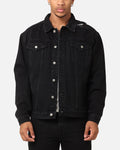 Saint Morta Denim Trucker Jacket Washed Black