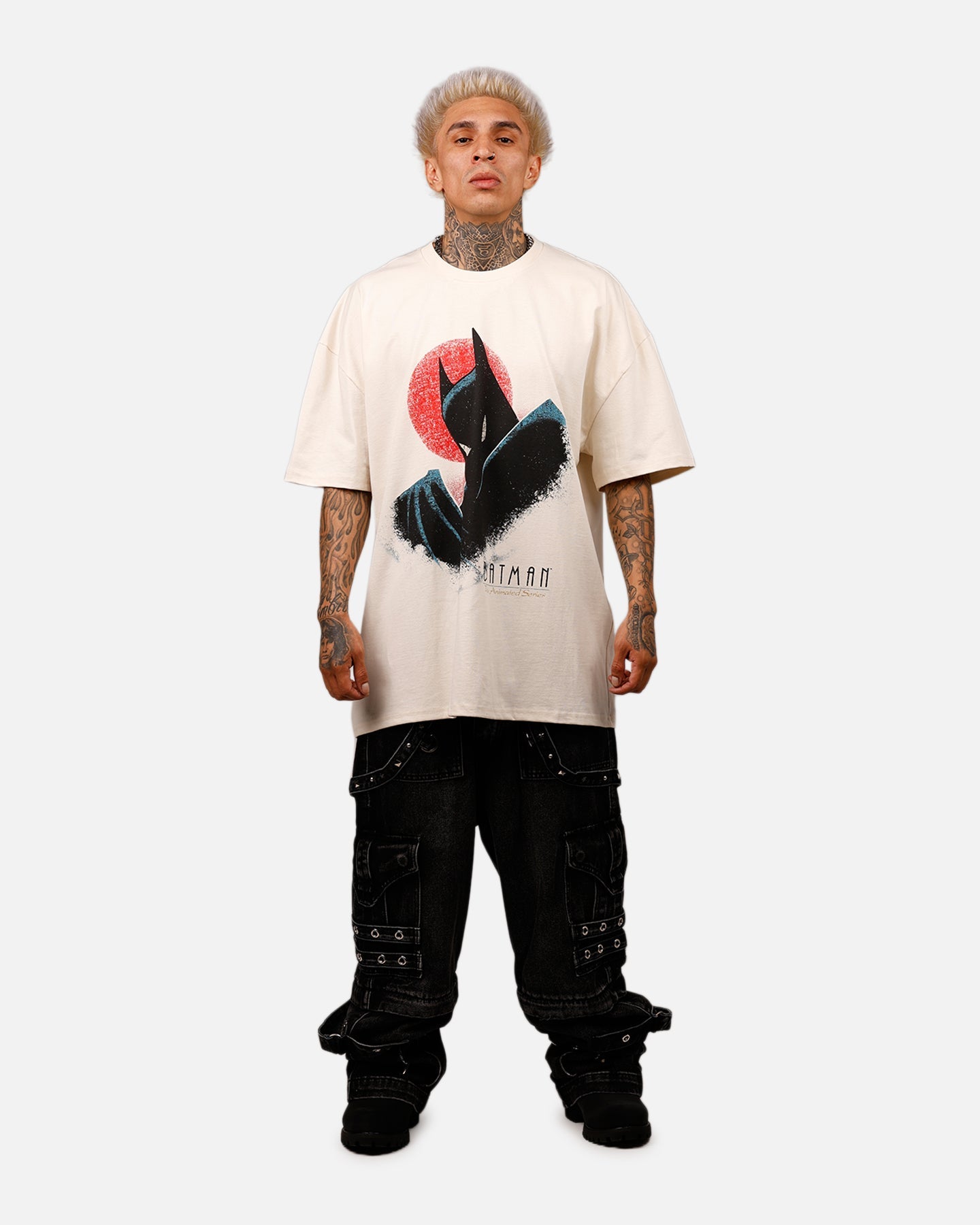 73Studio X DC 97' Batman Heavyweight T-Shirt Off White