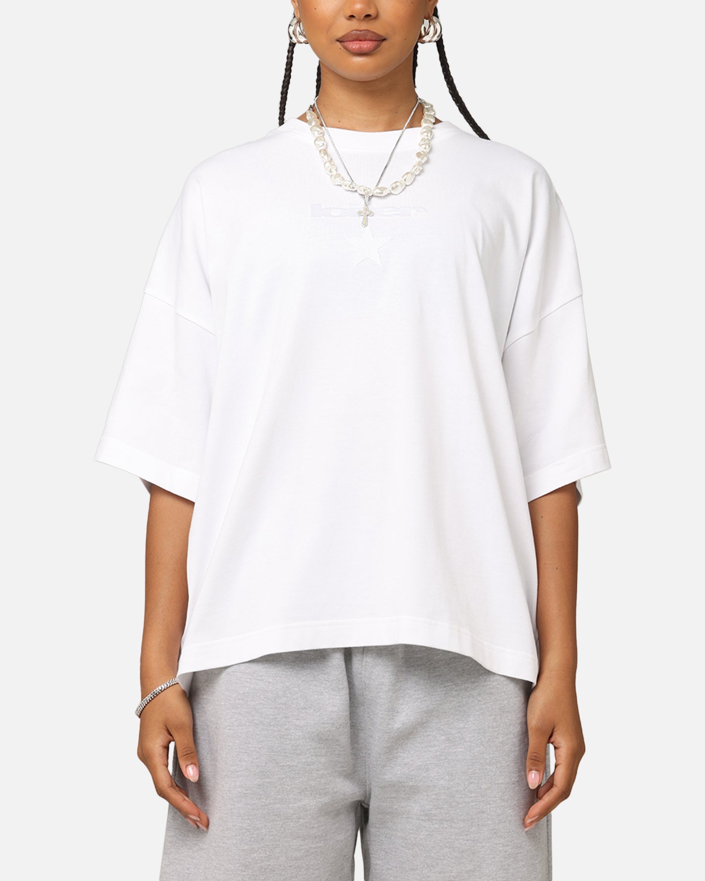 Loiter Premium Essentials Boxy T-Shirt White