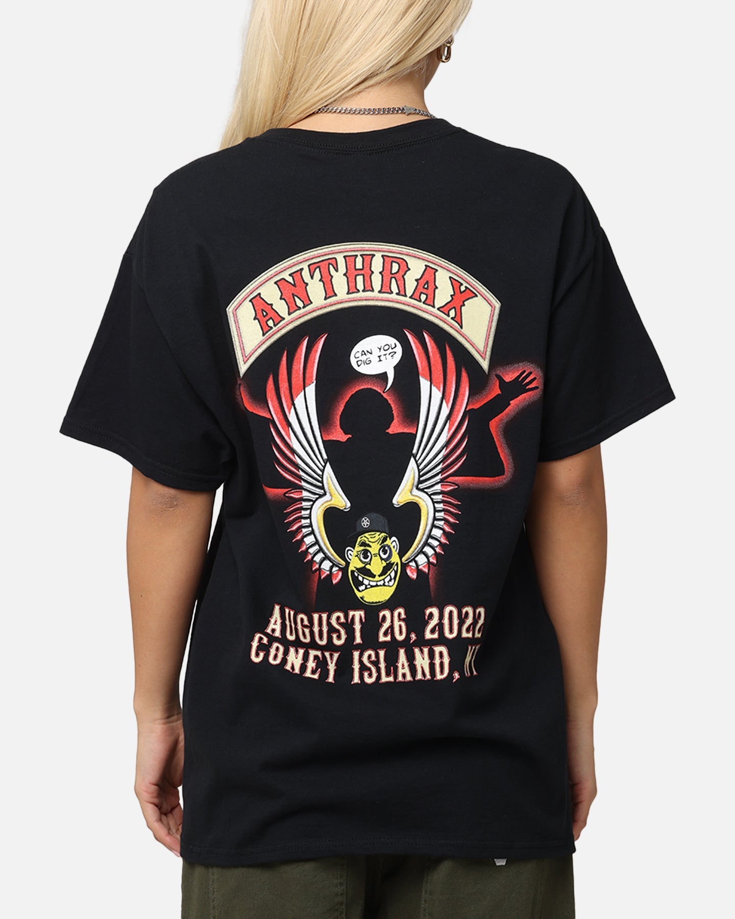 Anthrax Coney Island T-Shirt Black