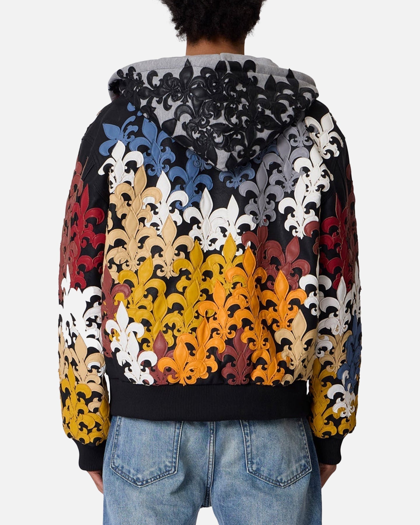 MNML Fleur De Lis All-Over Hoodie Multi