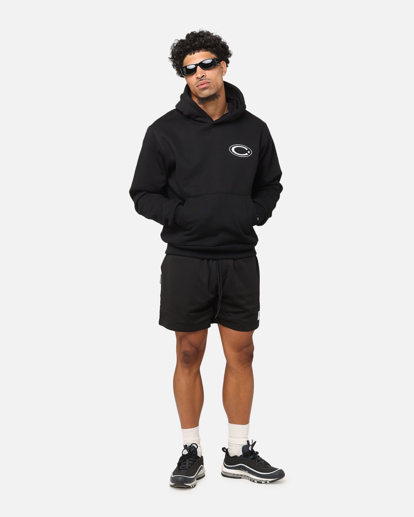 Carre Graffiti Hoodie Black