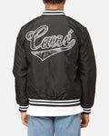 Carre Team Puffer Varsity Jacket Black/White