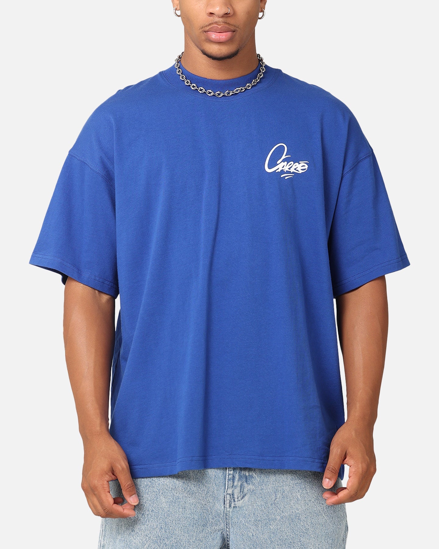 Carre Graffiti T-Shirt Royal