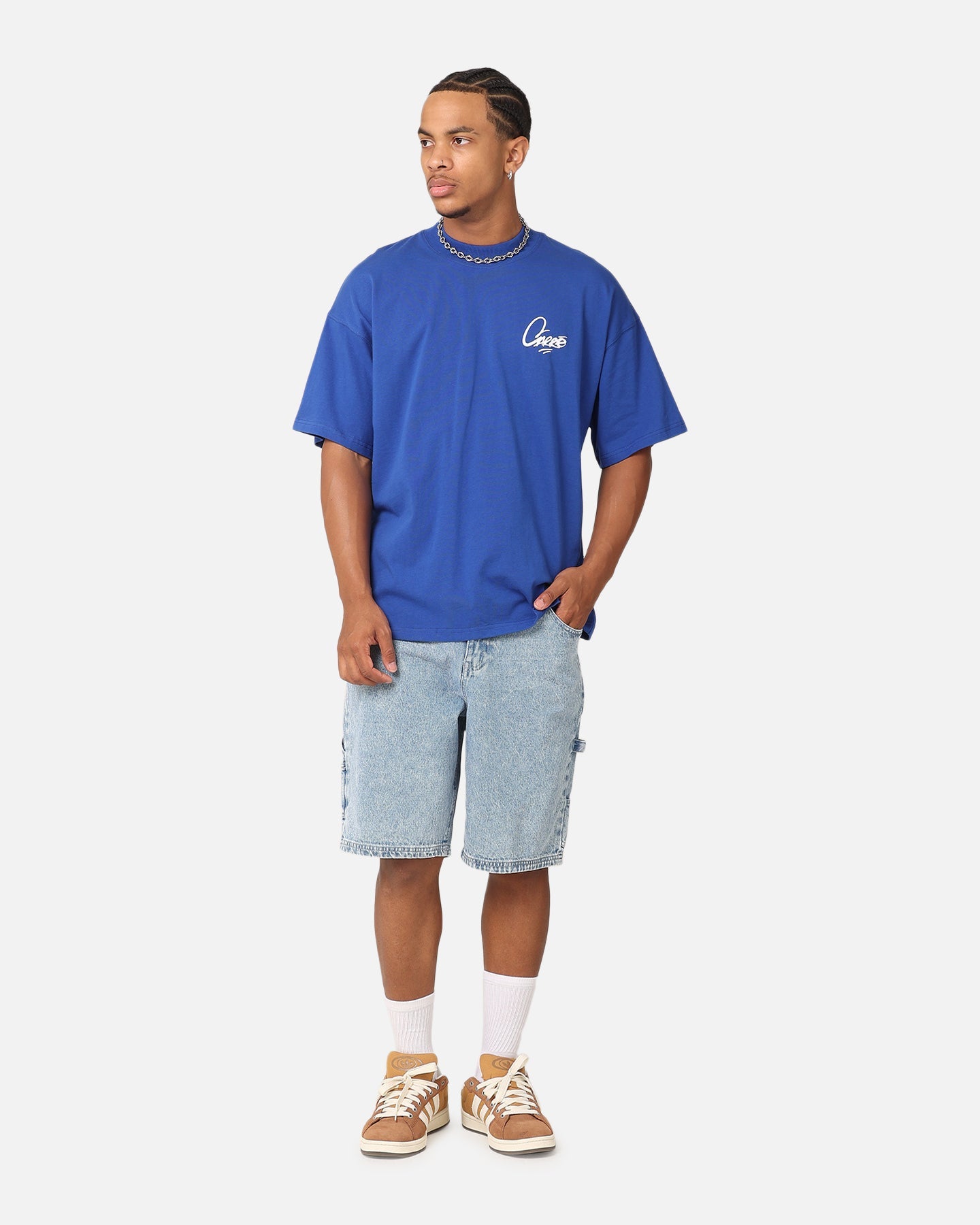 Carre Graffiti T-Shirt Royal