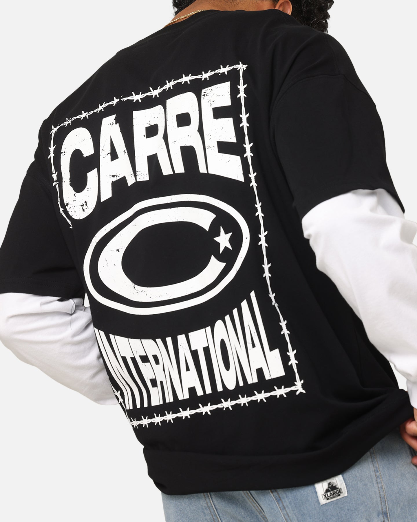 Carre C-Star Long Sleeve T-Shirt Black/White