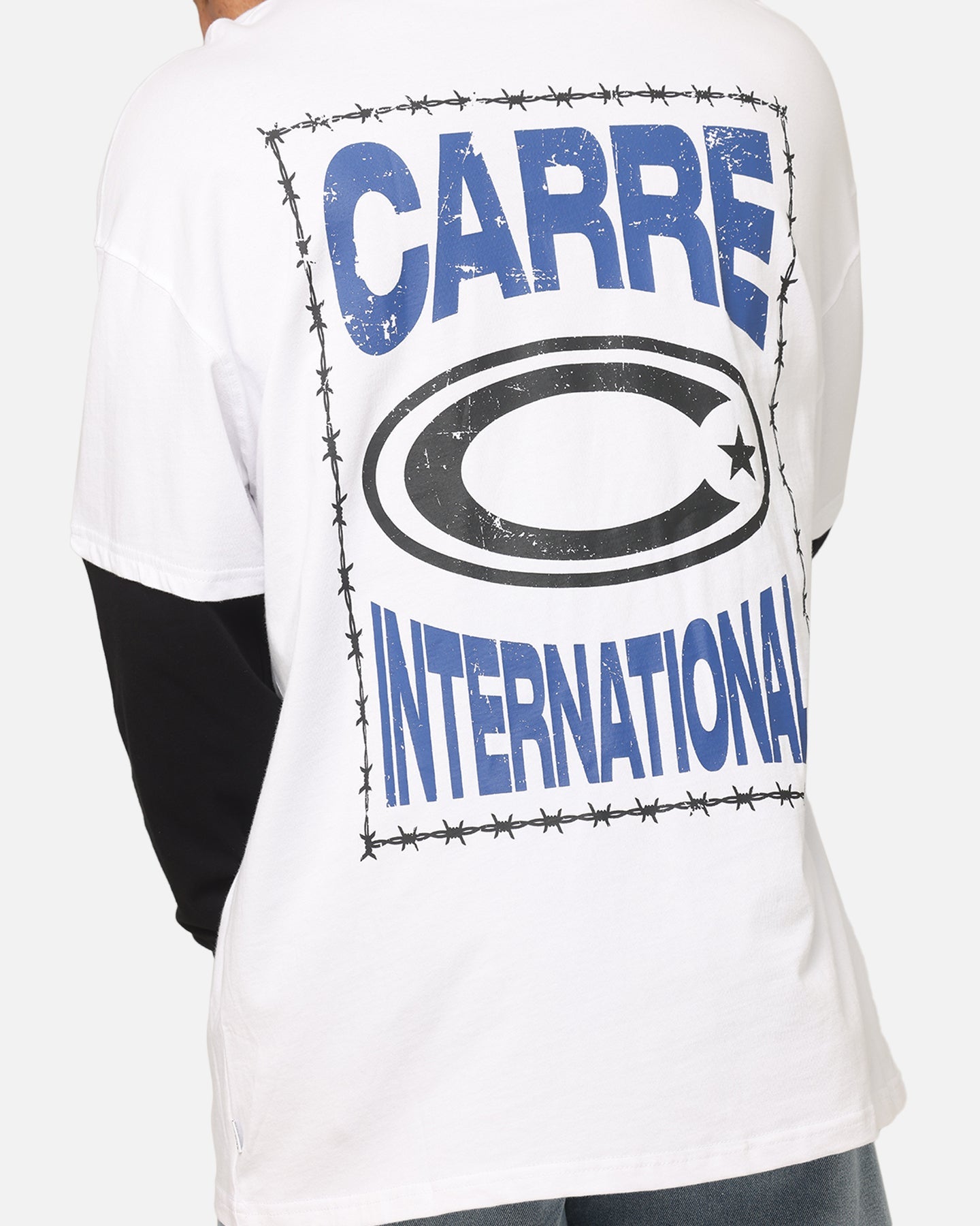 Carre C-Star Long Sleeve T-Shirt White/Black