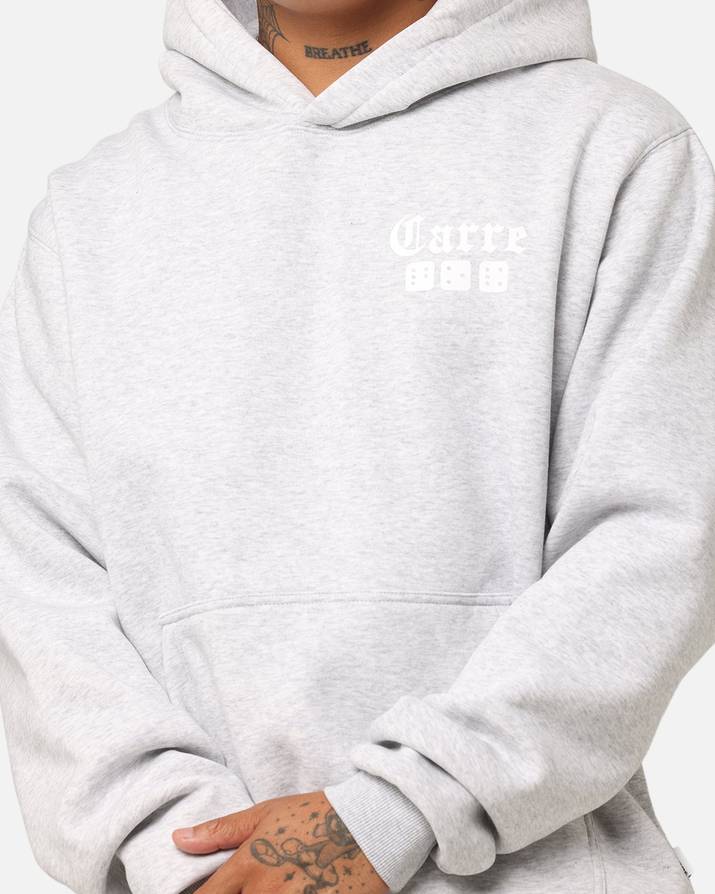Carre Dice Club Hoodie Grey Marle